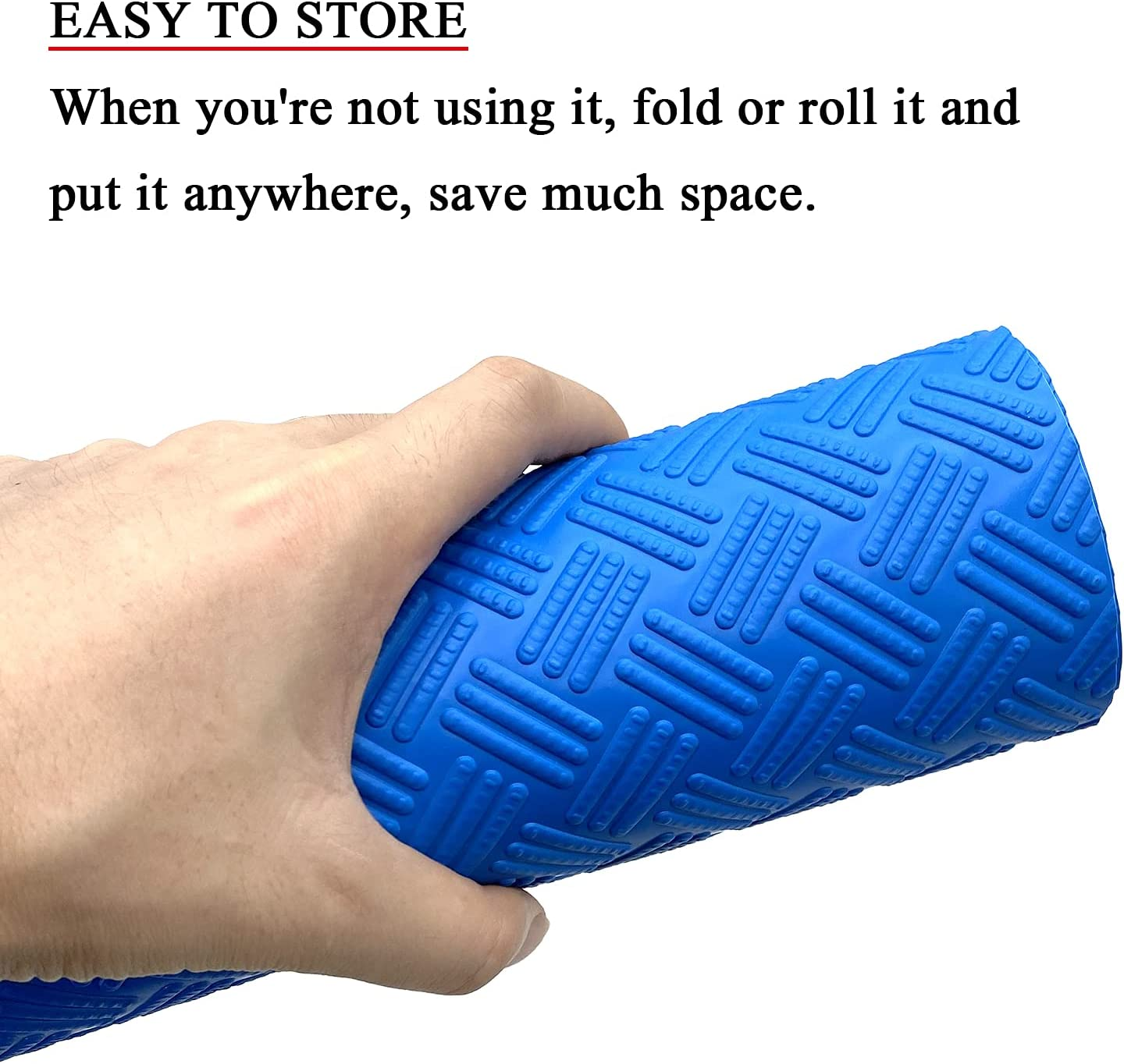 SKARUMMER Swimming Pool Ladder Mat - Protective Pool Ladder Pad Step Mat with Non-Slip Texture, Blue Medium Pool Step Mat, Pool Liner Protection Mat 36 Inch X 9 Inch image number 5