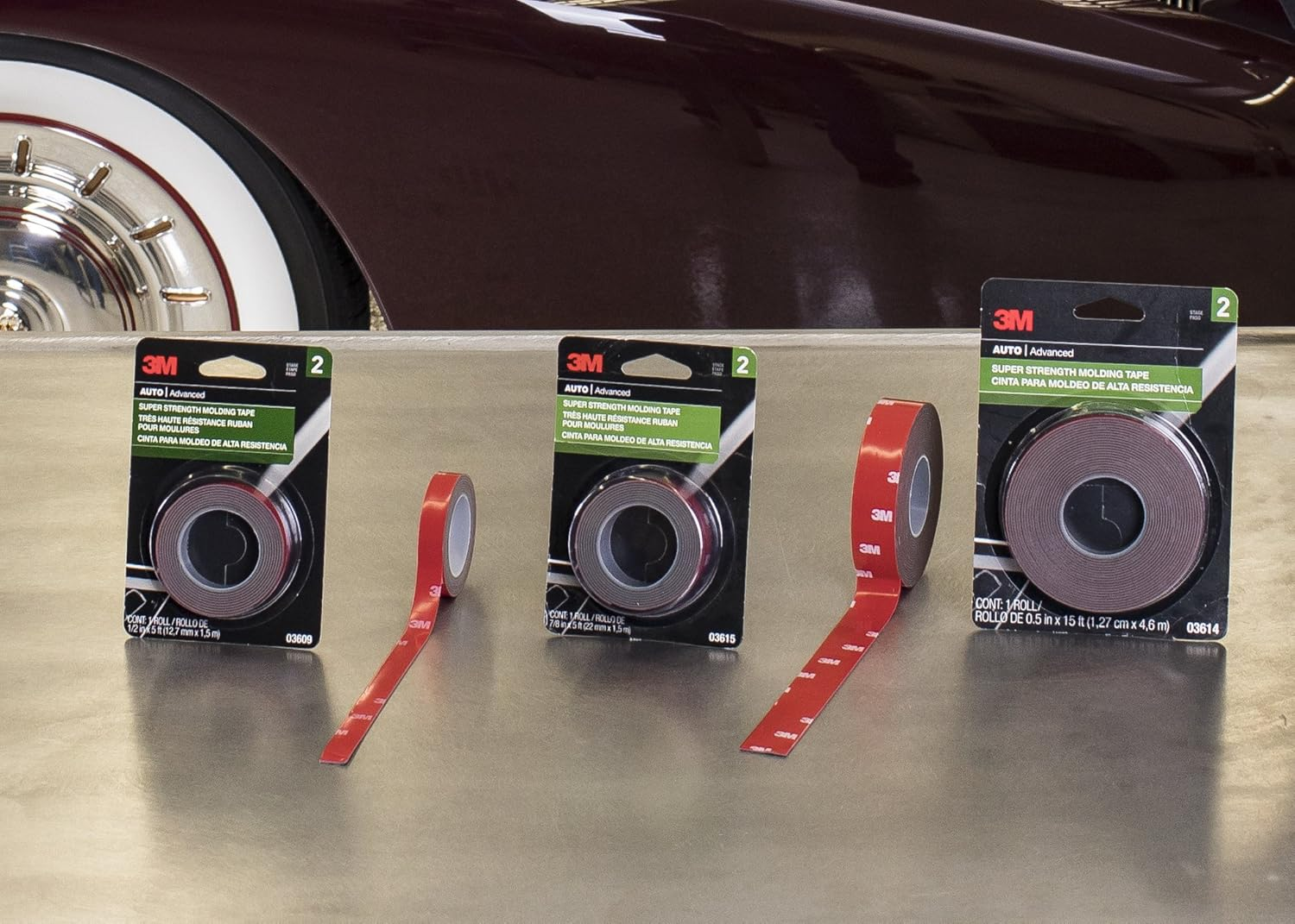 3M 03609 Scotch-Mount 1/2" X 5' Molding Tape - 1/2 In. X 5 Ft. image number 5