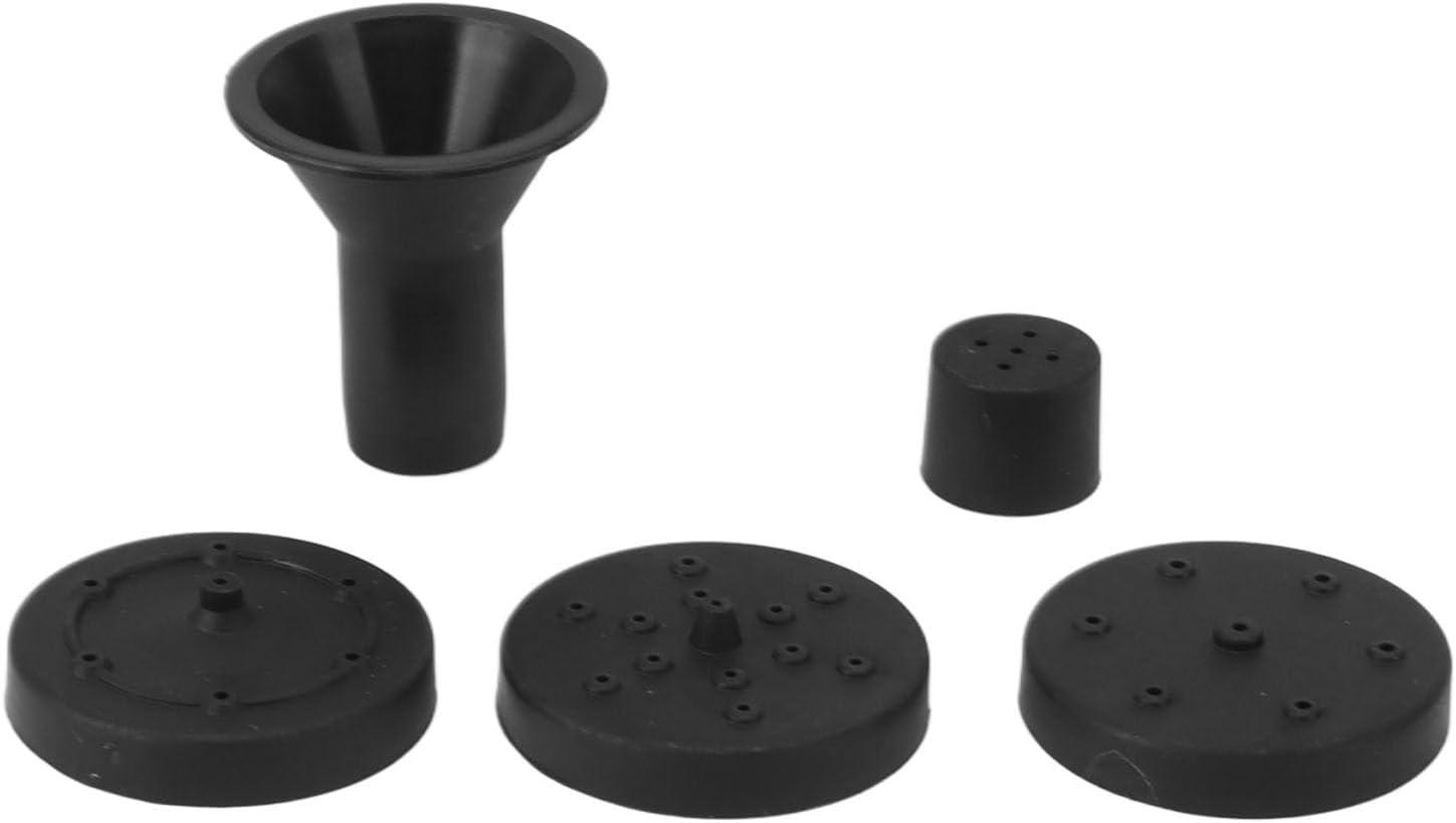 Solar Fountain with 5 Nozzles, Solar Fountain Pump for Bird Bath, Waterproof Floating Fountain Solar Water Fountain for Fish, Solar Bird Bath Fountain for Garden, Pond, Pool image number 6