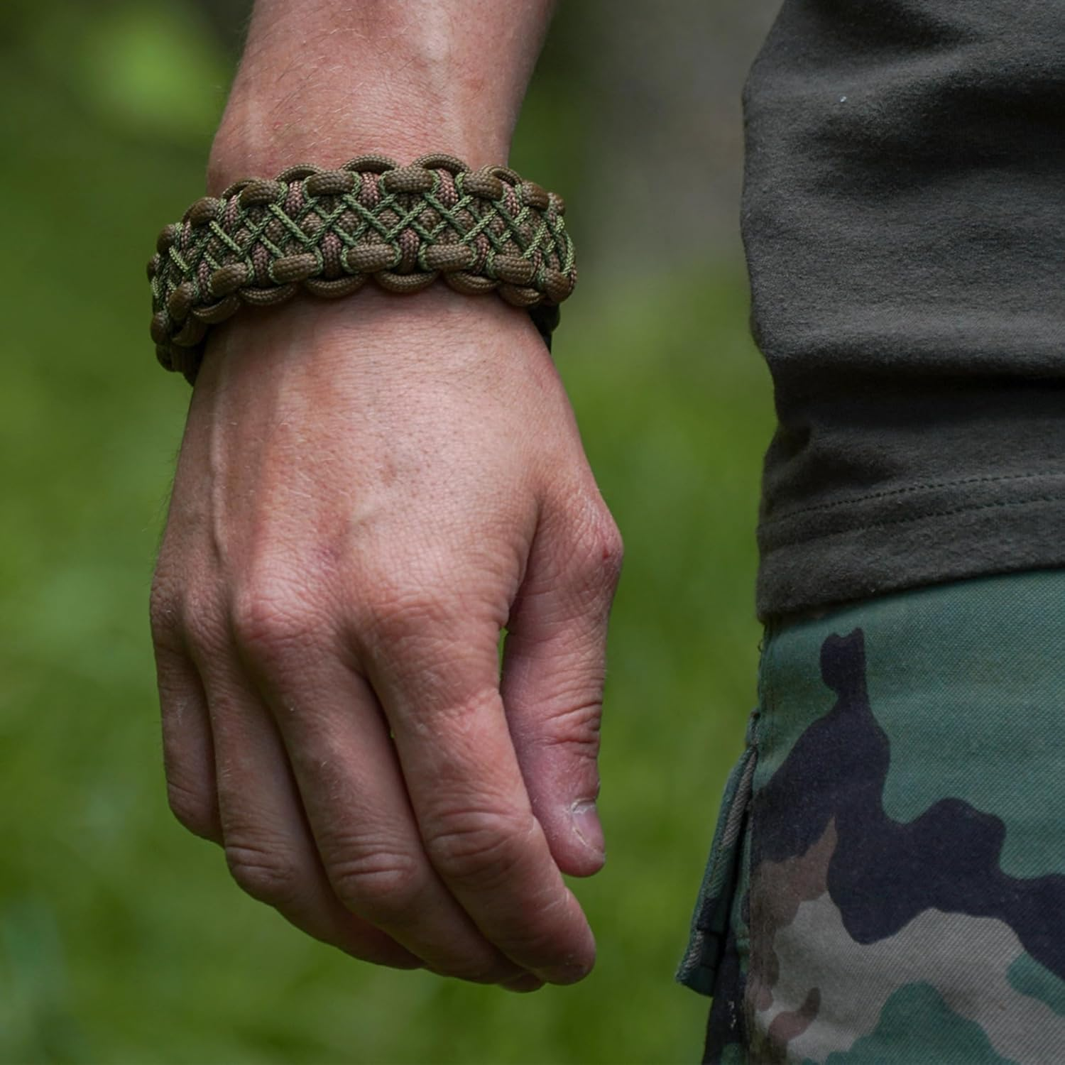 Brotree Micro Cord 1.18Mm Paracord 50M Thin Cord Braided Cord for Bracelet, Crafting and DIY - 45Kg Breaking Load (White)