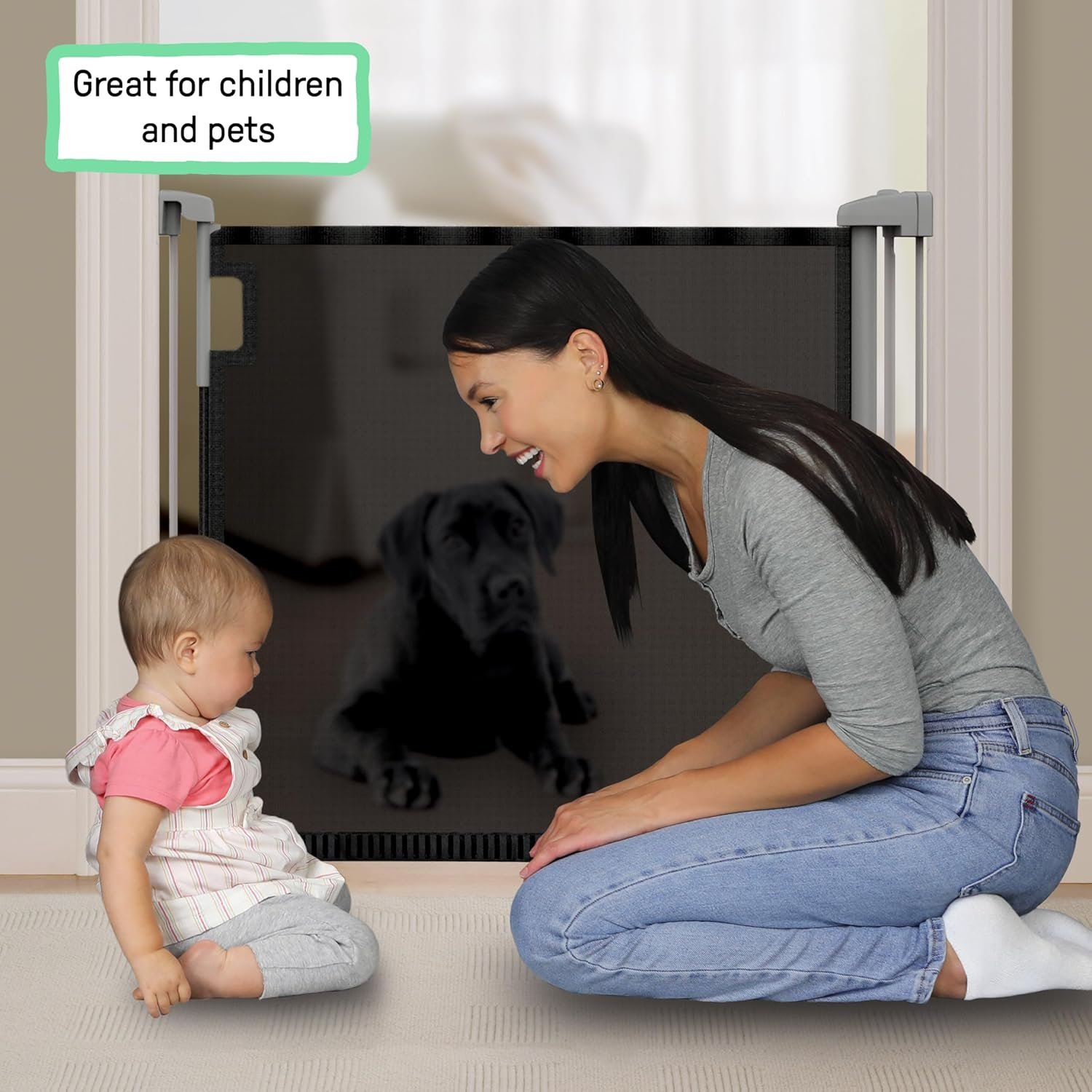 Summer by Ingenuity, the Thruway 52W Series, Baby Gate, Black, Infant to Toddler