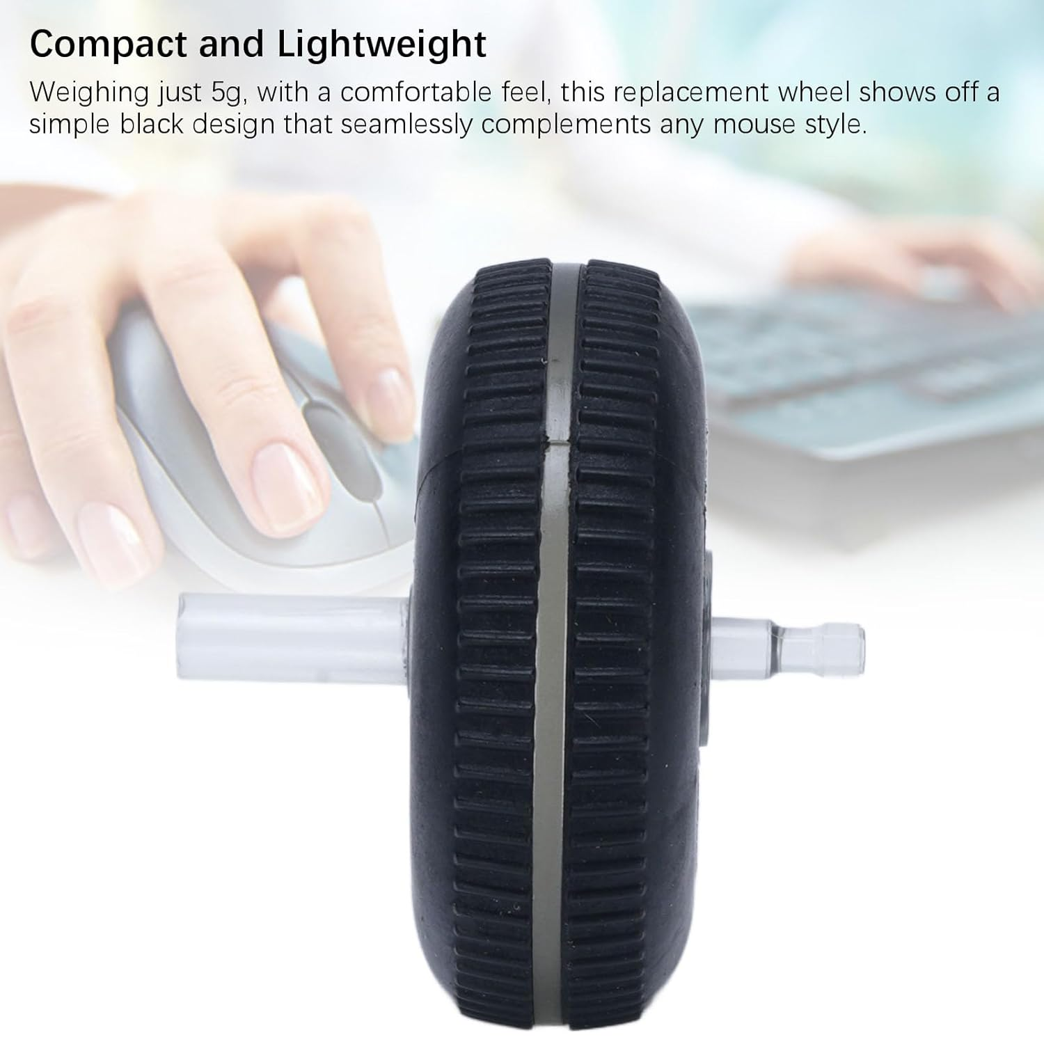 For G403 G703 G603 Mouse Wheel Replacement, for G403 G603 G703 Mouse Roller Scroll, Wear Proof Black Scroll Roller Pulley, Specifically Designed for G403 G603 G703 Mouse