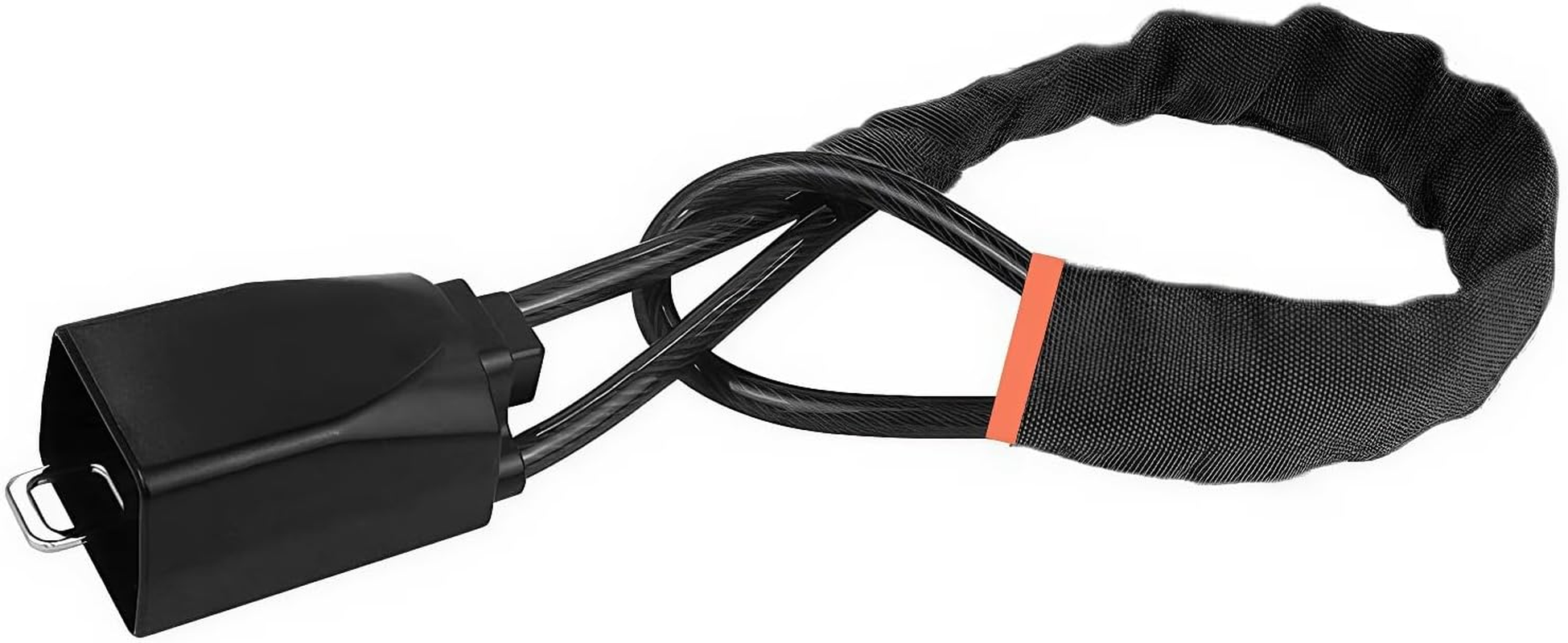 Meichoon Steering Wheel Lock Multi-Functional Seat Belt Lock Anti-Theft Prevention Device for Car Truck SUV Van Black