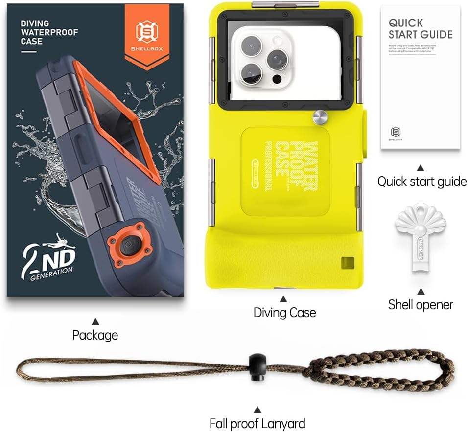 Waterproof Phone Case Underwater Phone Pouch 15M Case with Lanyard for Swimming Snorkeling Raining Dustproof image number 6