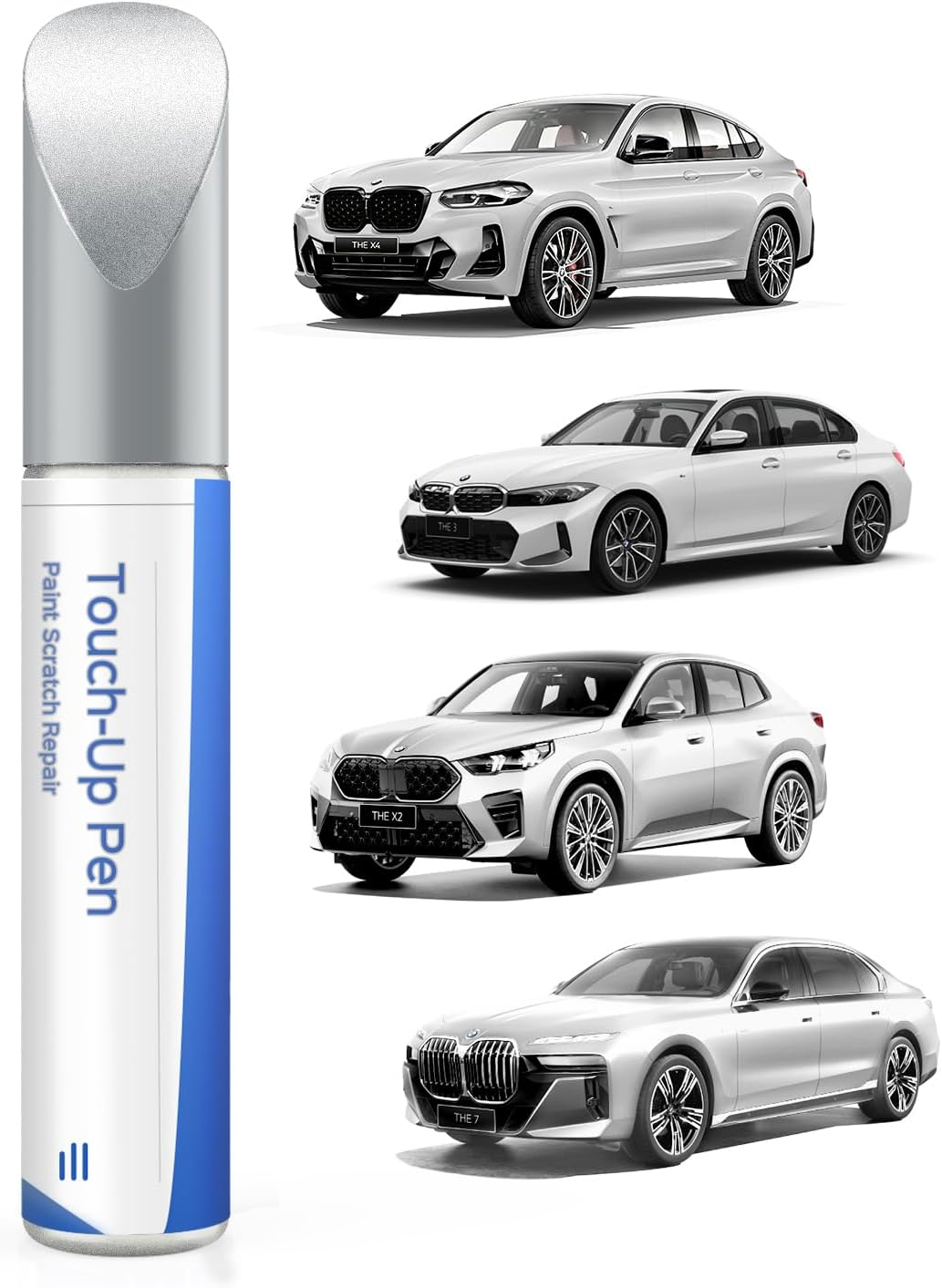 Touch up Paint for Bmw-Exact Match&ndash;Chips and Nicks Touch up - Mineral White Metallic Tricoat(A96) image number 1