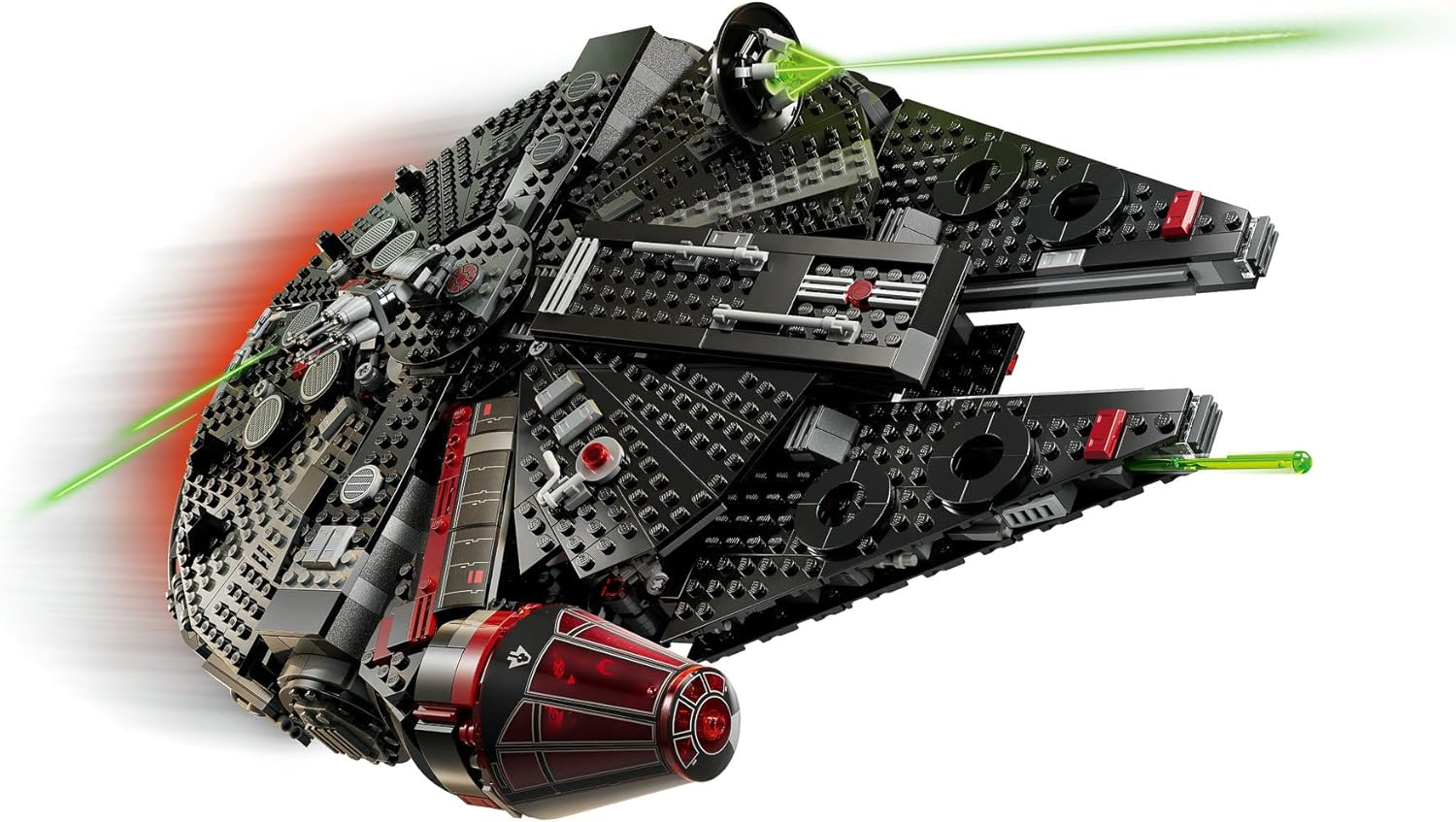 LEGO&reg; Star Wars&trade; the Dark Falcon Model Kit (1579 Pcs) Vehicle Building Set for 10 plus Year Old Boys, Girls & Fans, Kids Toy with 6 Minifigures, Accessories Including Lightsabers & Starship 75389