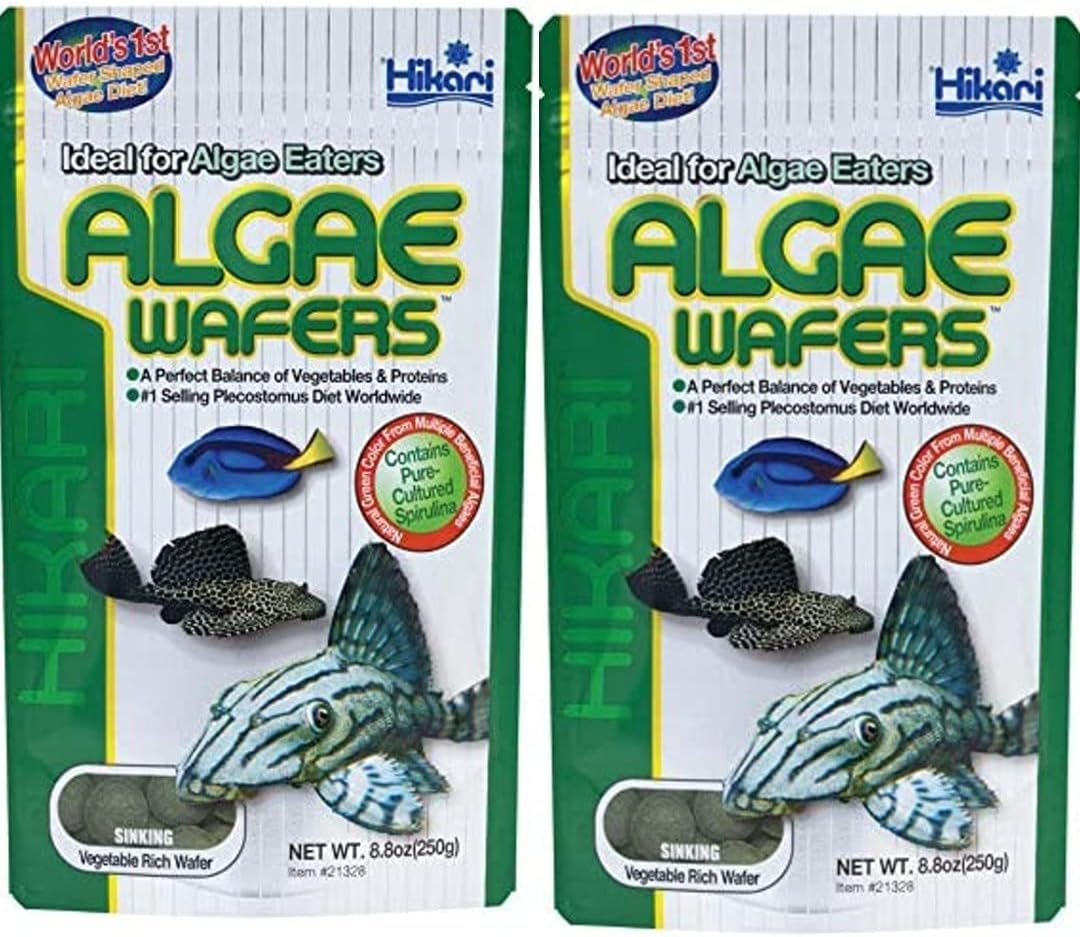 Hikari Usa Inc AHK21328 Tropical Algae Wafer 8.8-Ounce [2-Pk]