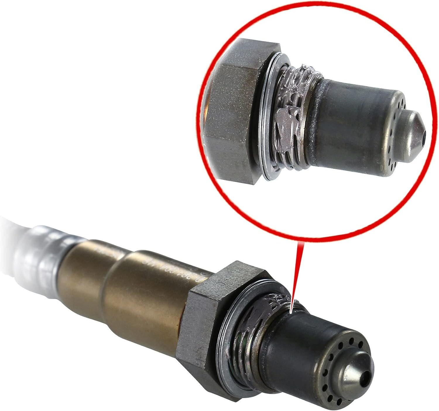 Genuine Bosch Lambda Oxygen Sensor Pre Cat Upstream 0281004148-5 Circuits, 750Mm Overall Length - High-Quality Replacement Part for Optimal Engine Performance