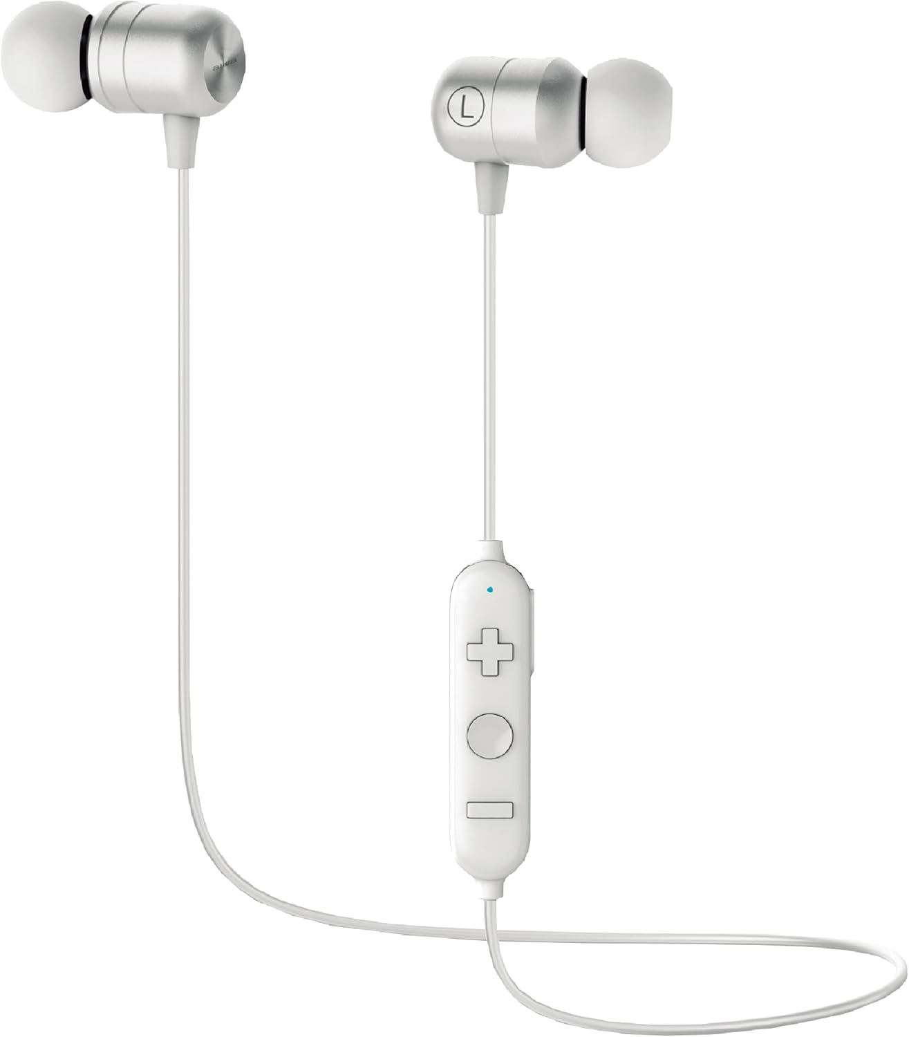 Aiwa In-Ear Gel BT Headphones, White AWBT302-WHT image number 1