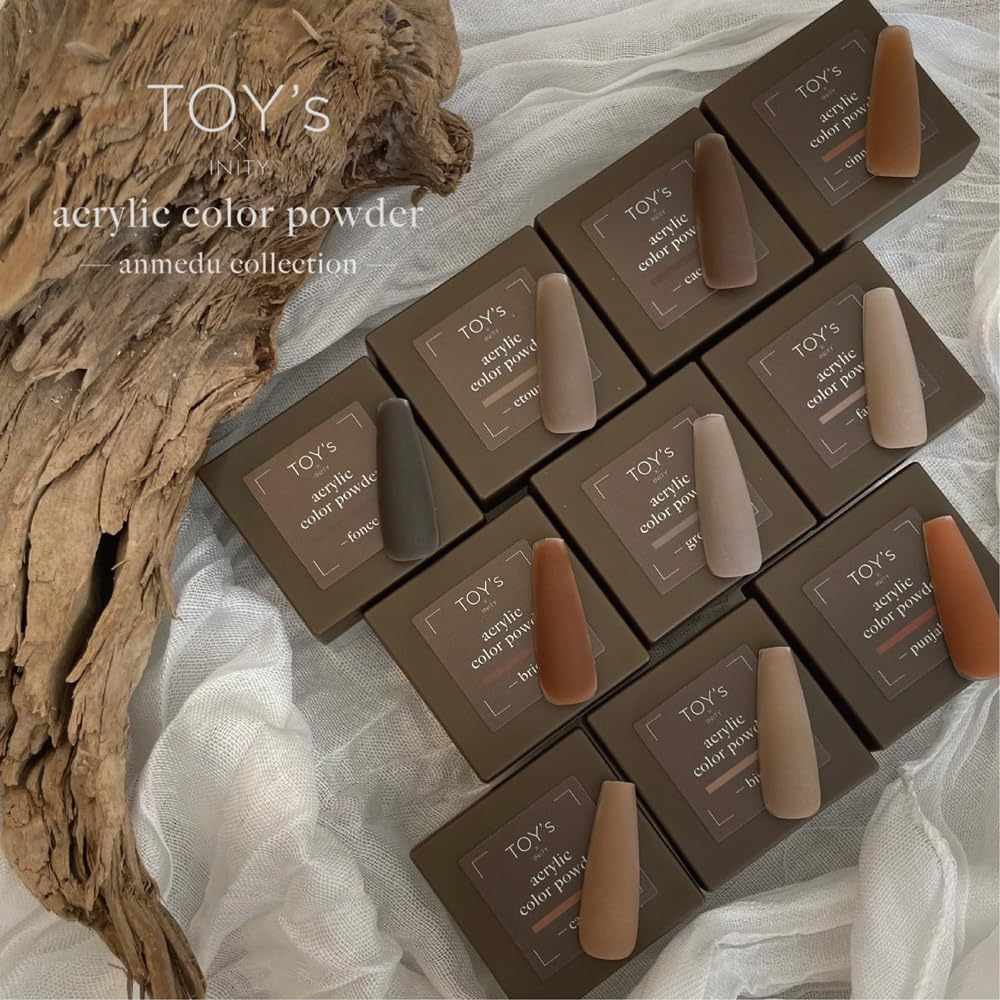 TOY'S X INITY T-CP03 Acrylic Color Powder, Cocoa 0.2 Oz (7 G) image number 3