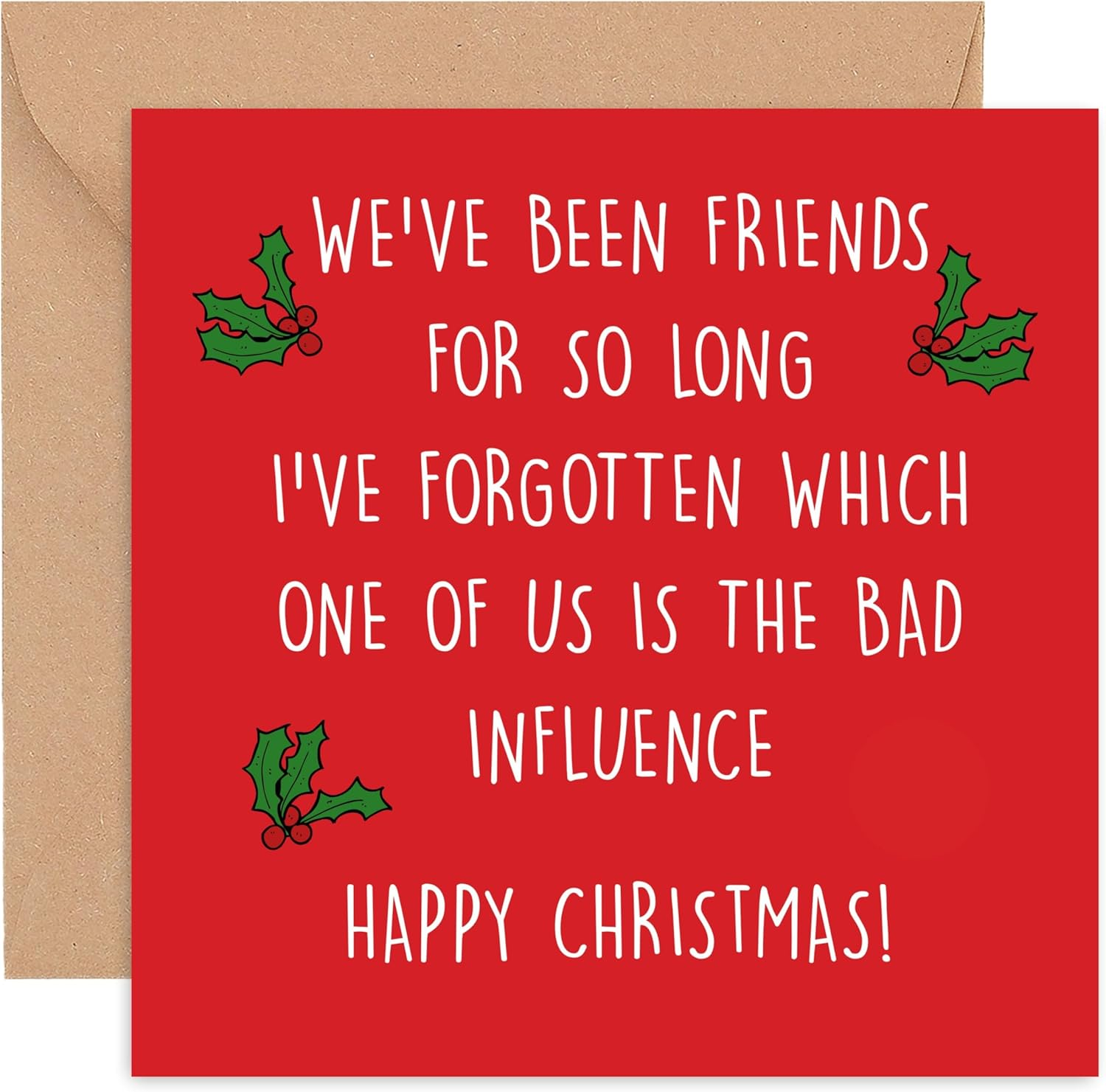 Felbridge Studio - Best Friend Christmas Card - Funny Christmas Card - Special Friend Christmas Card - Friendship Xmas Cards - Cute Humour Banter Joke - Bestie Card Luxury 2023-14Cm