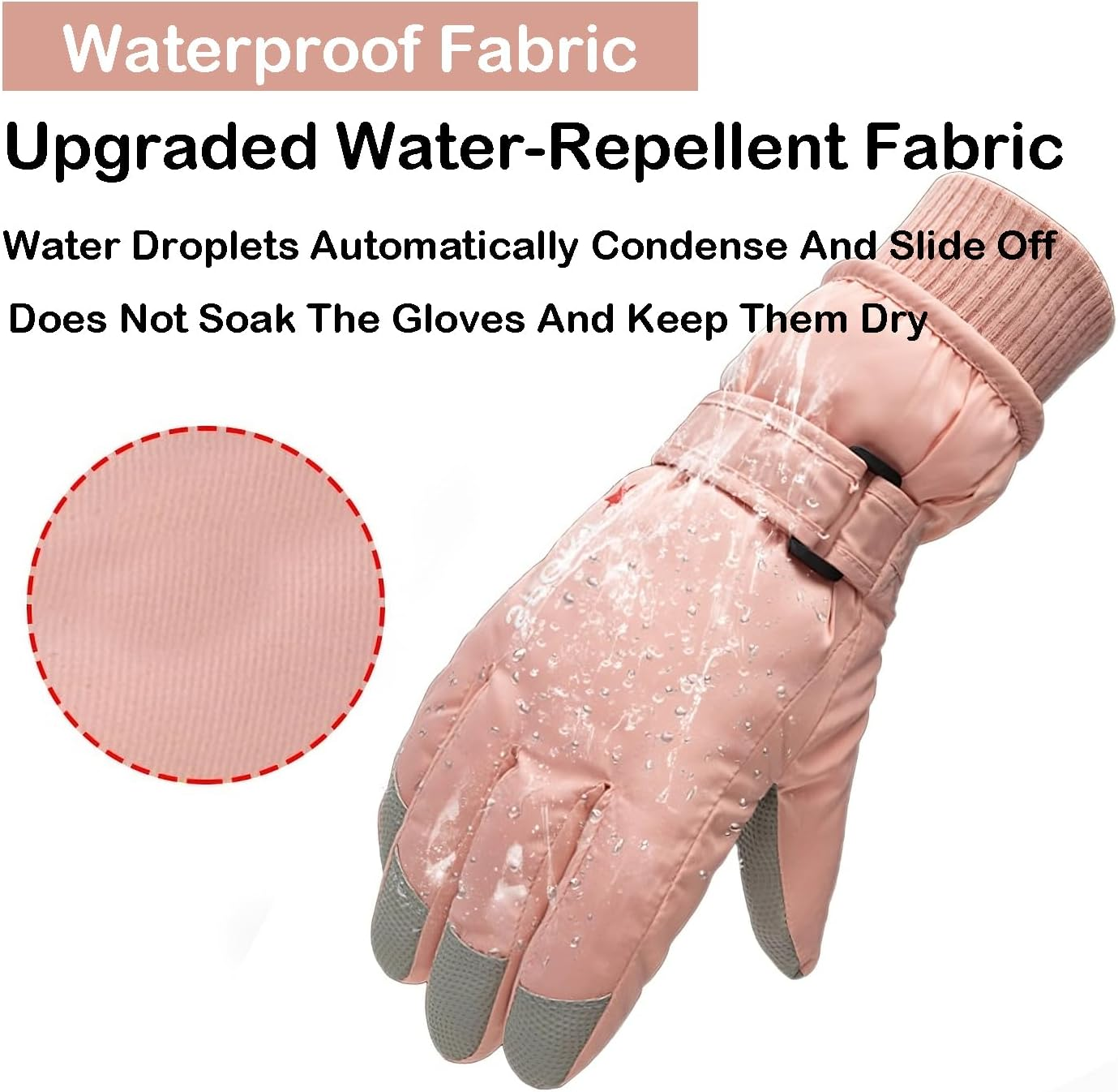 Eohak Kids Winter Snow Ski Gloves - Boys Girls Breathable Waterproof Gloves for Ourdoor Sports 5-10Y image number 1