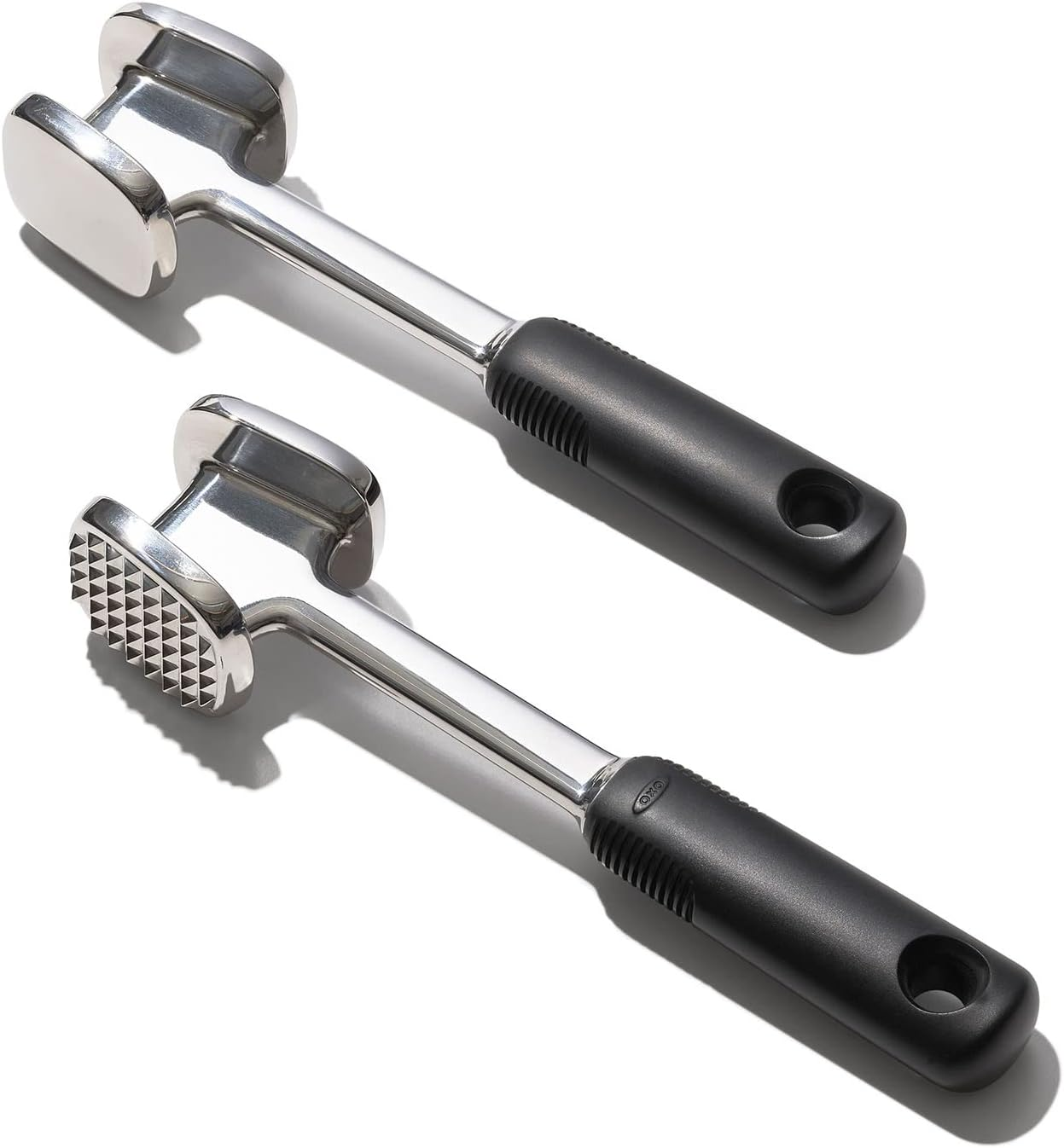 OXO Good Grips Aluminum Die Cast Meat Tenderizer, Grey/Black image number 1