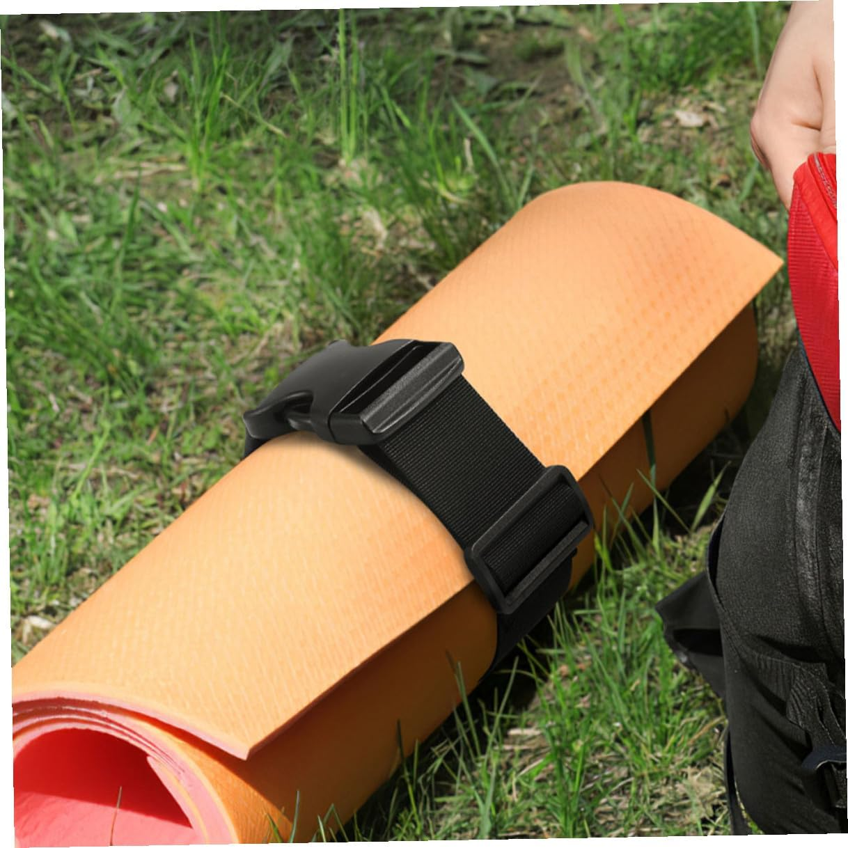 Hohopeti 2Pcs Adjustable Luggage Straps High-Strength Buckle Travel Belt for Suitcases Backpacks Outdoor Packing Security Gear image number 2