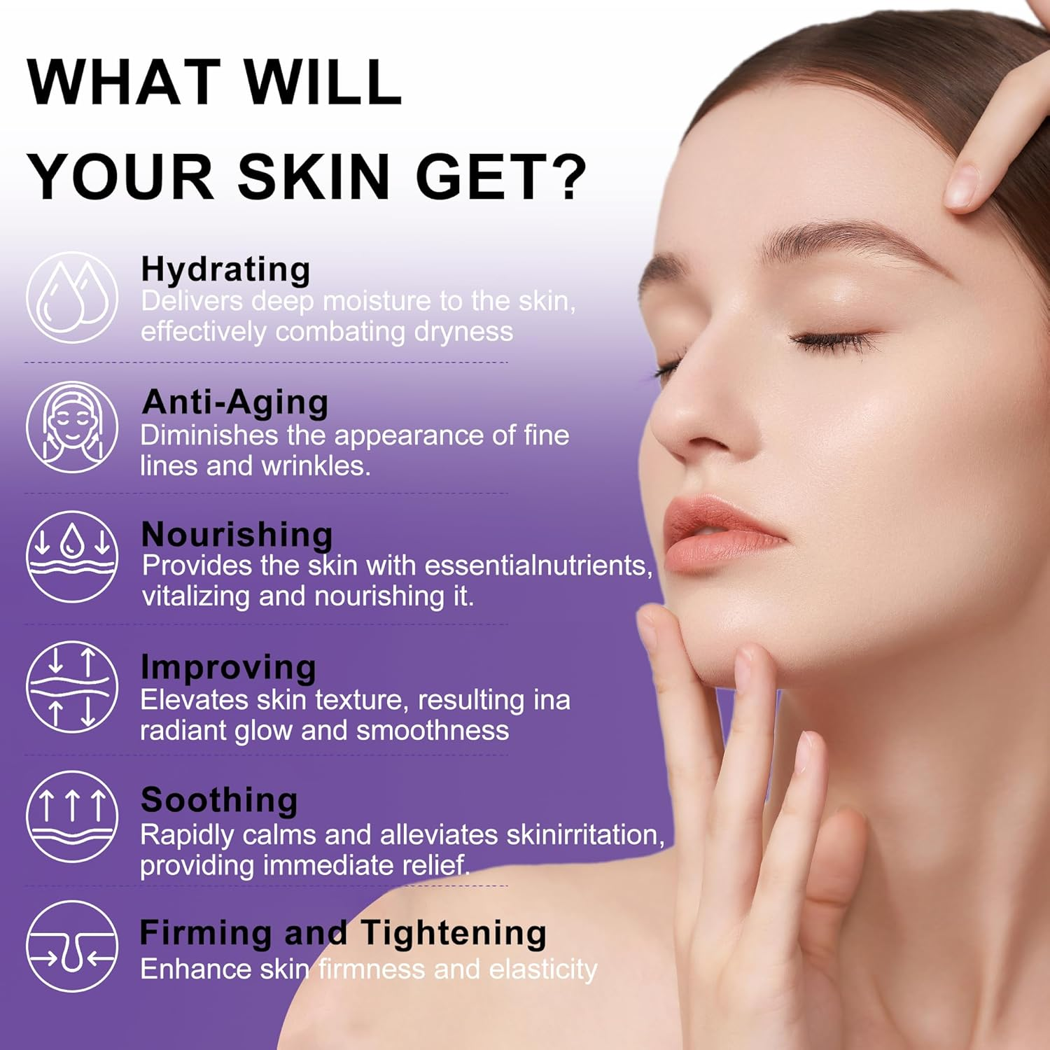 Skin Care Set, Professional Tighten Lift Firm Skincare for Women Teens Teenage Girl, Hydrate Anti-Aging Facial Skin Care Routine Kit, Travel Skincare Gift Set, Wife Mom Womens Gifts for Christmas image number 3