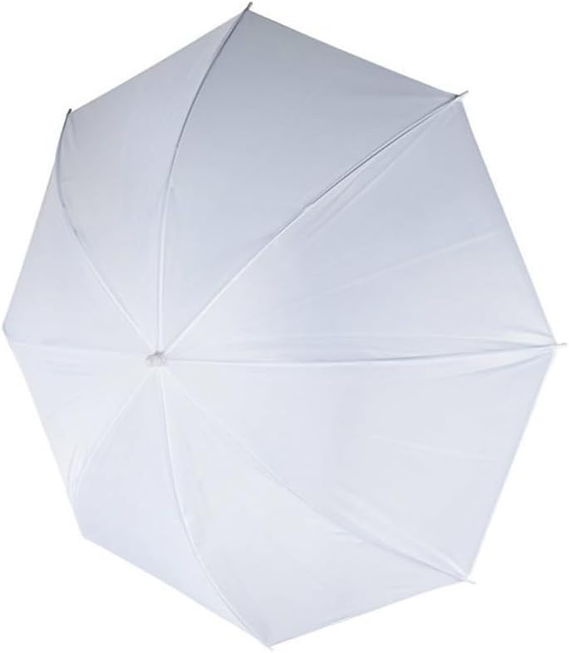 Oimzzr 50Cm/ 20Inch Photography Light Reflector Umbrella White Soft Studio Umbrella for Photography Lighting Umbrella Diffuser Accessory image number 2