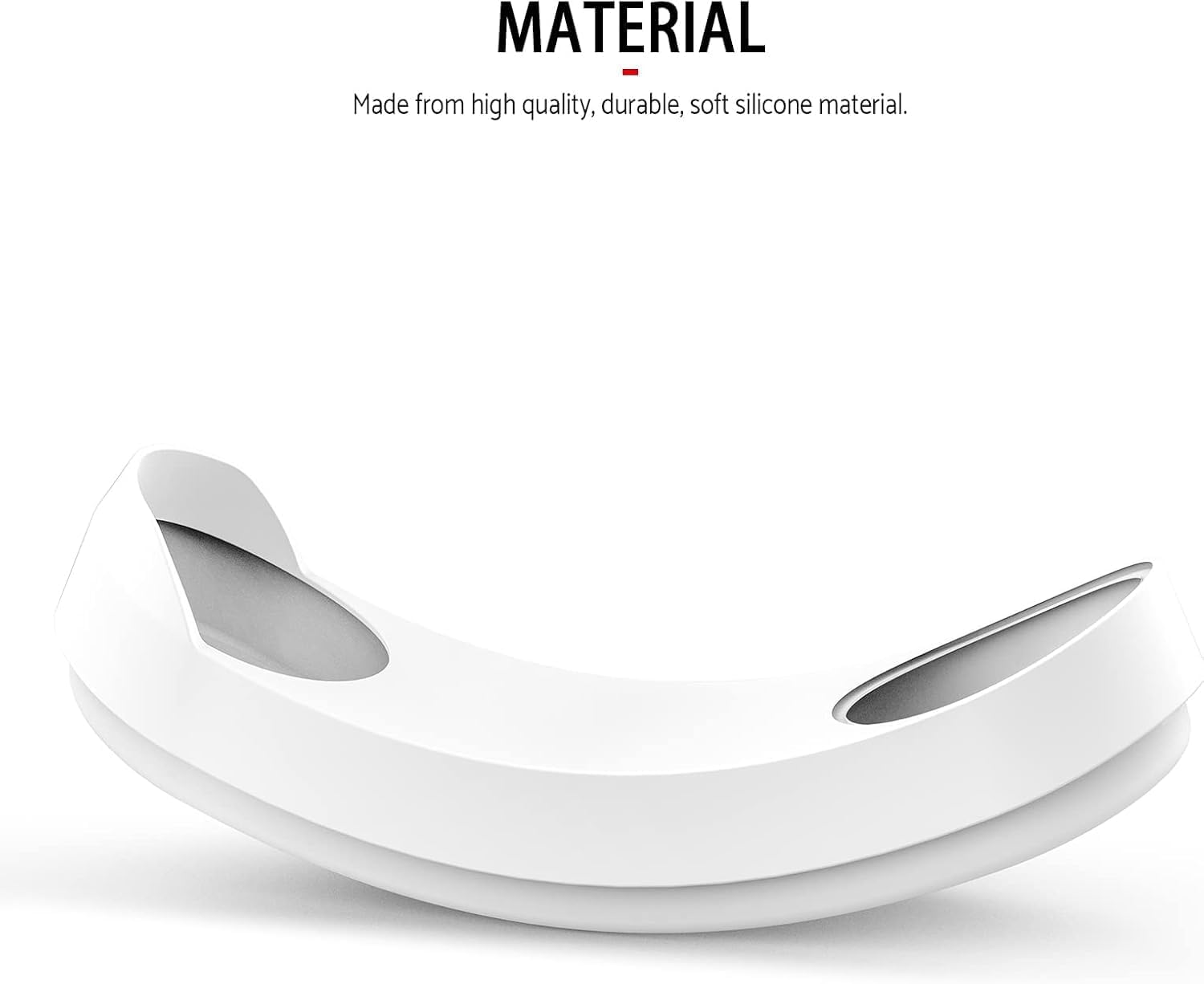 Protective Silicone Skin Case for Google Nest Hello Doorbell-Weatherproof Cover (White) image number 2