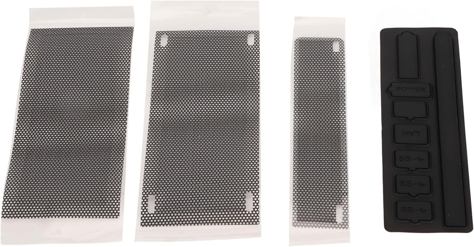 Yechiry Series S Dust Cover, Silicone PVC anti Dust Filter Kit, Console Protective Set with Mesh Ventilation Top Cover, 8 Plugs, Ideal for Series S Console Accessories image number 3