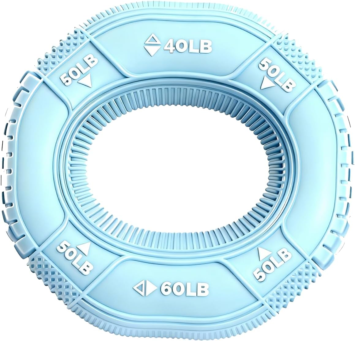 Hand Grip Strengthener and Forearm Trainer Grip Strength Trainer (40-50-60 Lbs)