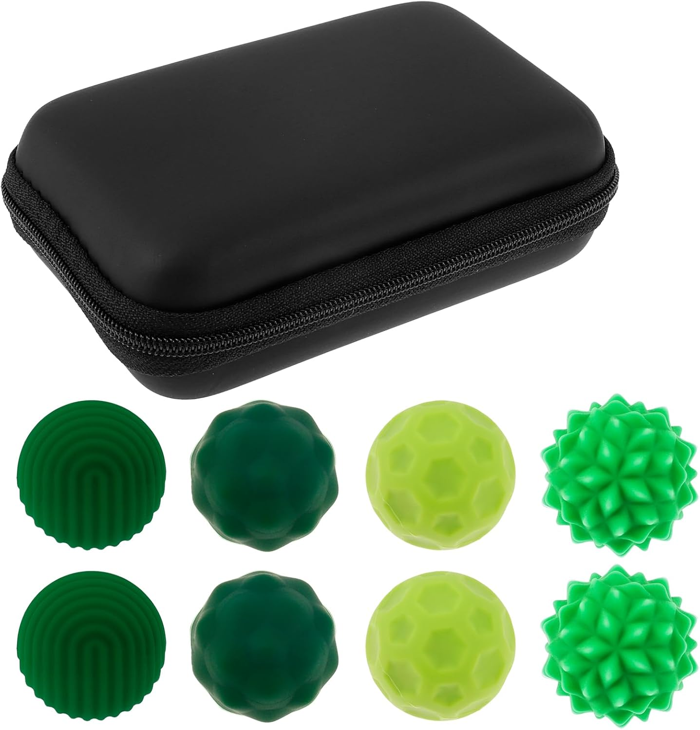 NIPUAEGO 8Pcs Magnetic Fidget Ball Toys, Magnetic Fun Compact Easy Cleaning Sensory Rolling Ball Toy for Home Office Travel (Purple)