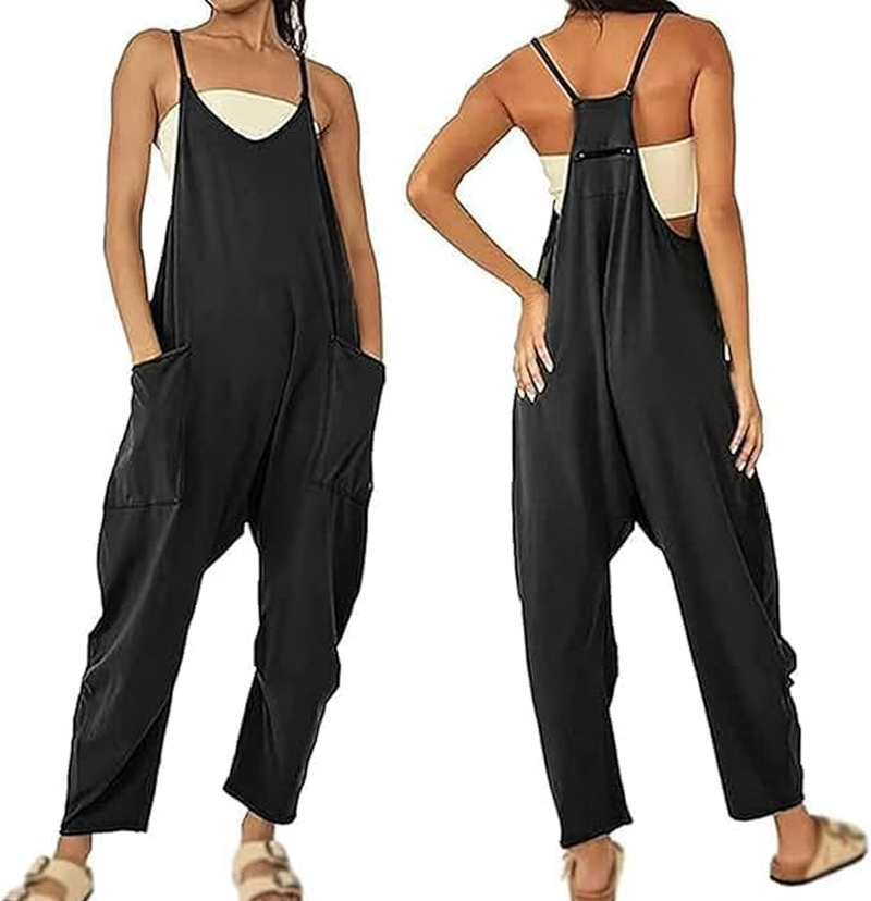 Lahloya Maternity Jumpsuit, 2026 Lahloya Oversized Jumpsuit, Casual Women'S plus Size Romper Adjustable Strap Soft image number 3