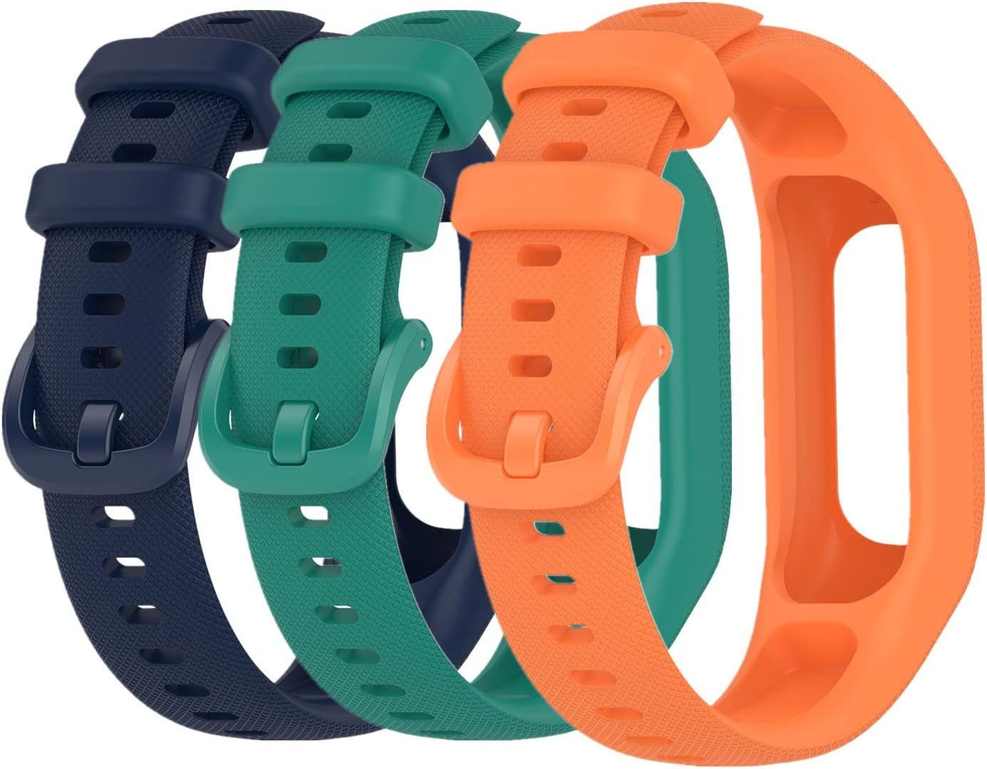 Muovrto Watch Straps for Garmin Vivosmart 5, Soft Silicone Replacement Sport Wrist Band Strap for Running Climbing Cycling image number 3