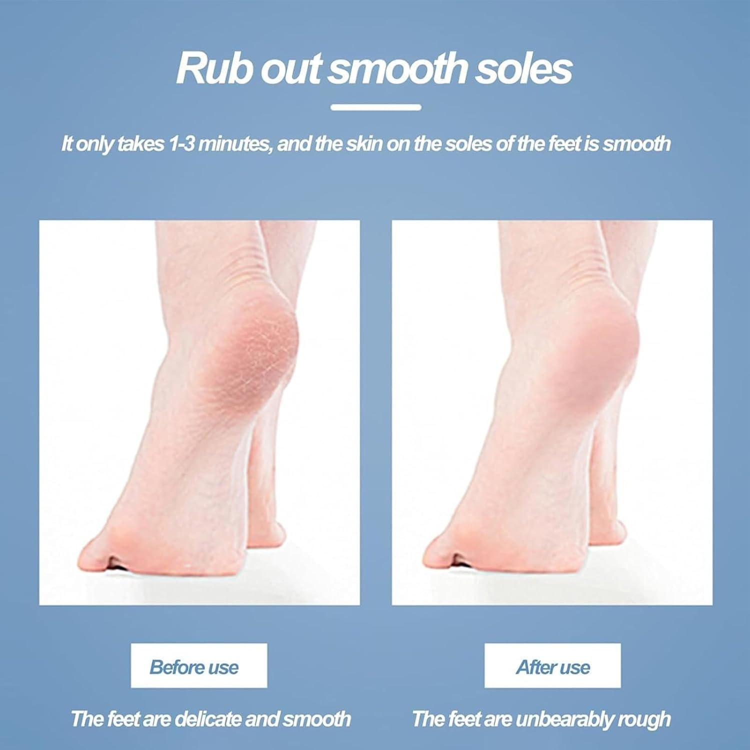 Foot Care File | Waterproof Foot Rasp Rough Skin Remover,Washable Feet Gadget Softens Cracked Feet Tool Dry and Wet Use with Ergonomic Handle for Men, Women image number 3