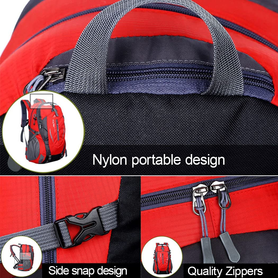 Hiking Backpack 40L Large Waterproof Hiking Camping Bag Travel Backpack Outdoor Luggage Rucksack image number 3