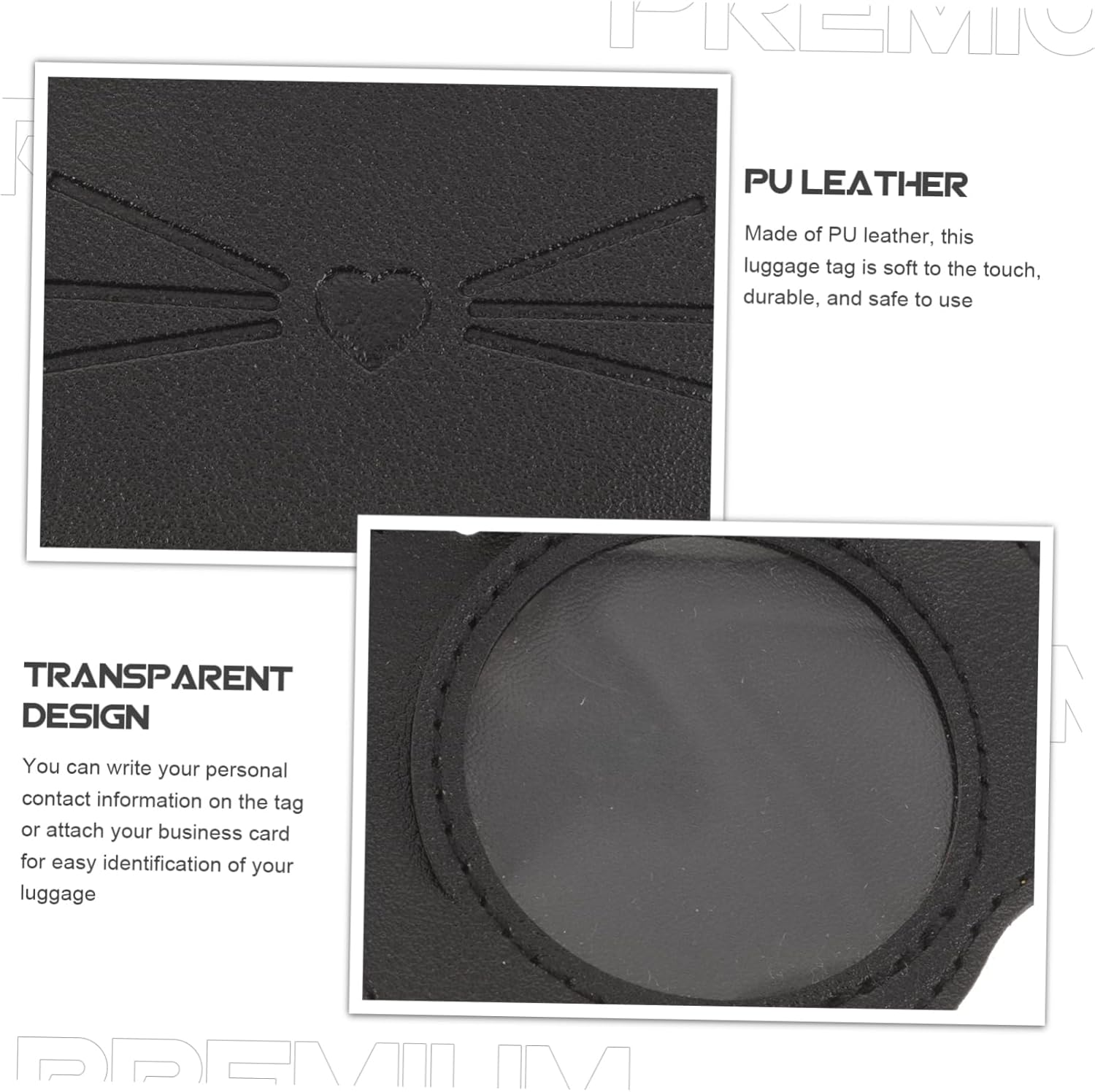 VALICLUD 3Pcs Luggage Tag Travel Suitcase Tag Luggage for Suitcase Baggage Hanging Bag image number 4