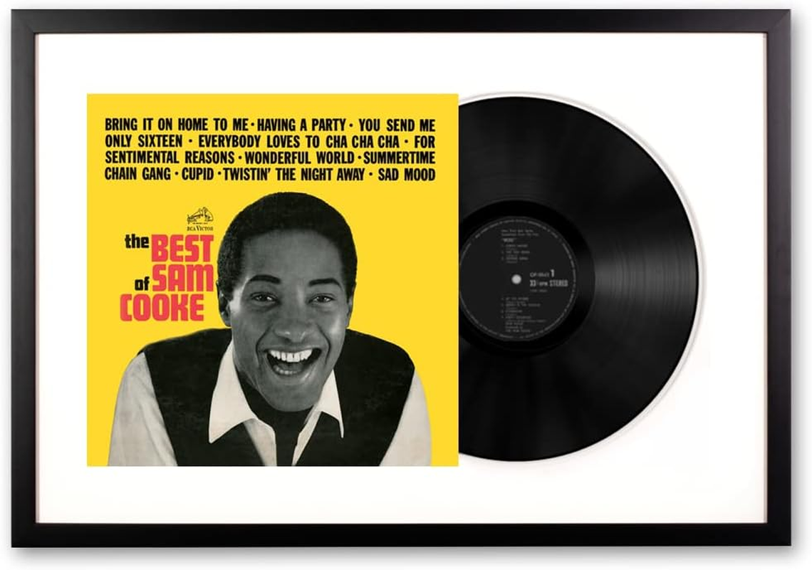 Vinyl Art Sam Cooke the Best of Sam Cooke Memorabilia Framed image number 2