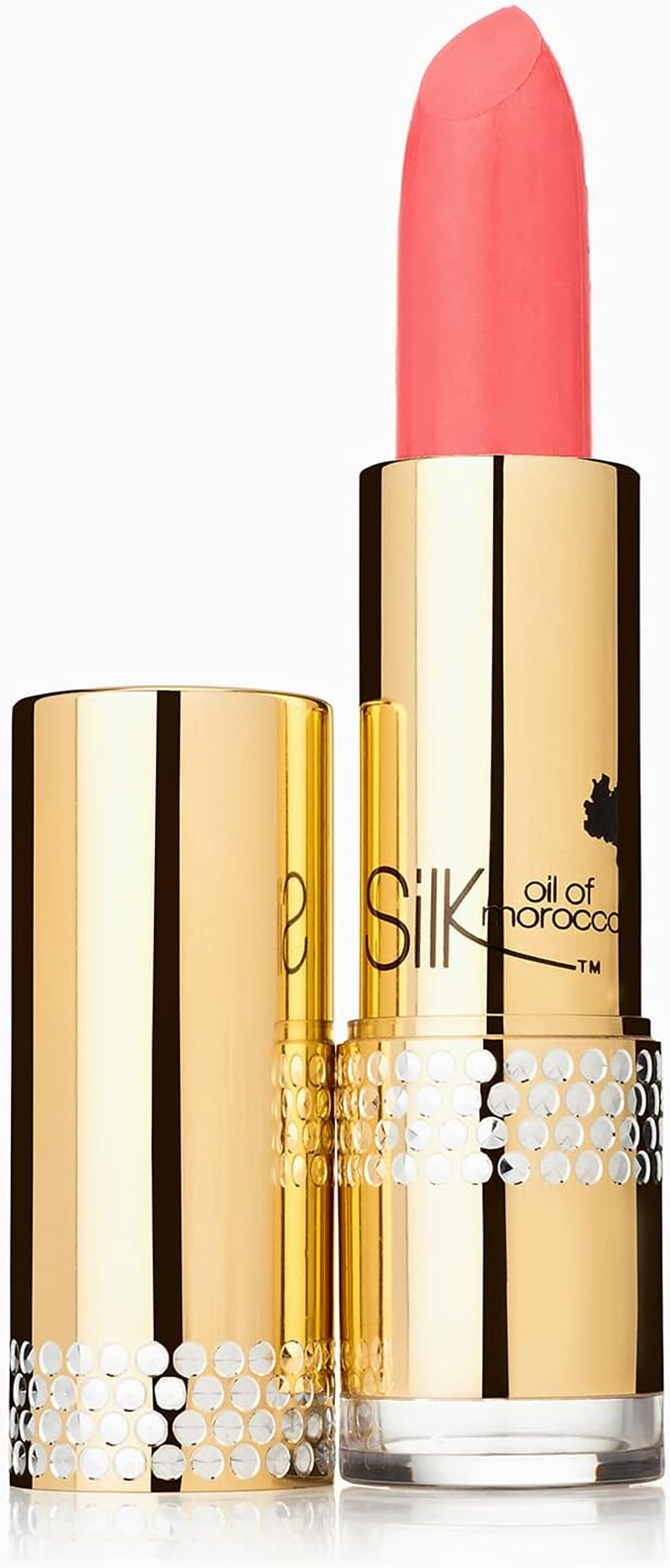 Silk Oil of Morocco Argan Vegan Lipstick, Watermelon - Butterscotch image number 3