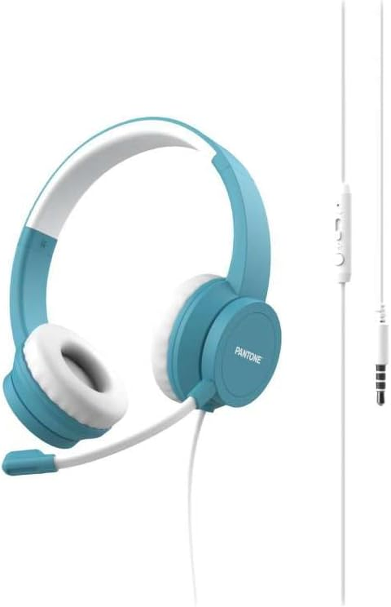 Pantone Celly Headphone Jack with Microphone - Light Blue