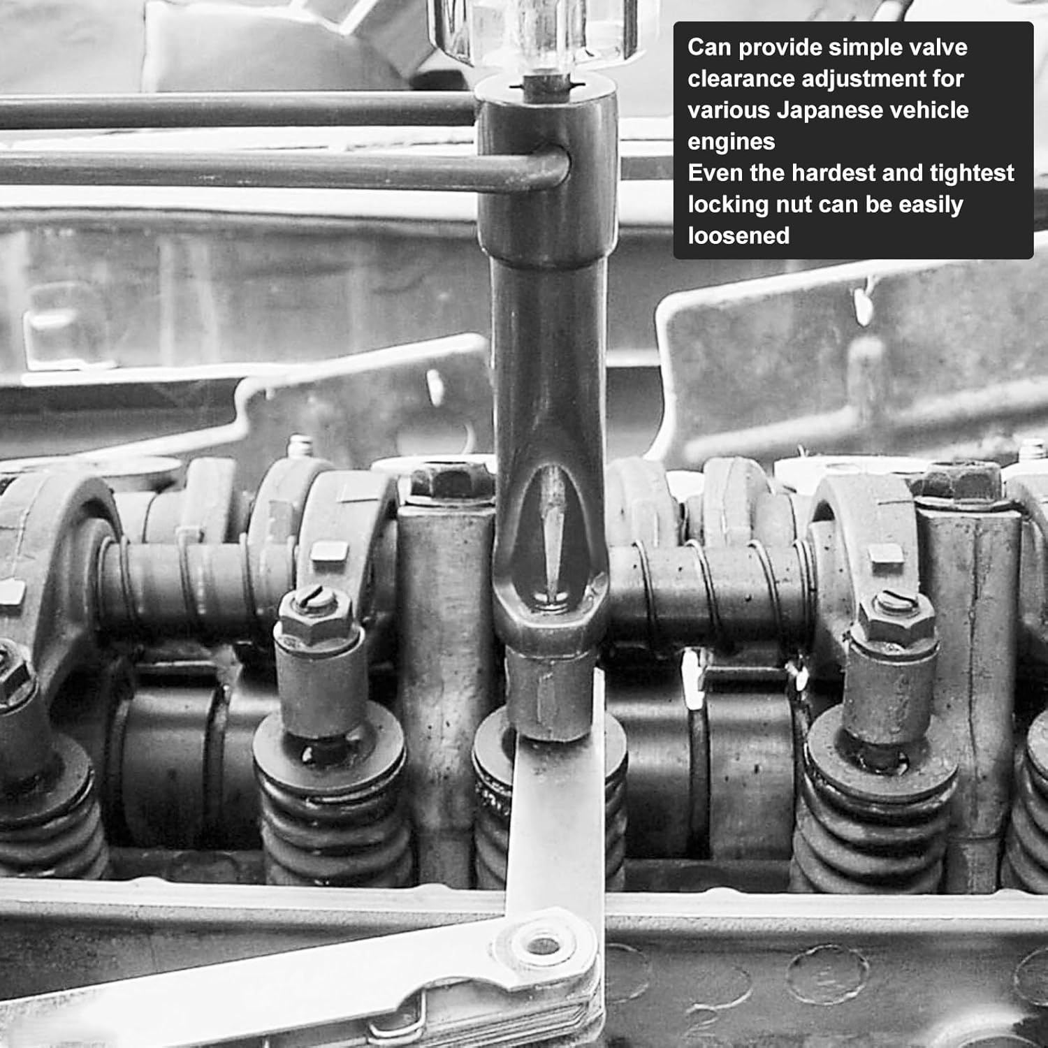LICAEVEY Jam Nut Valve Adjustment Tool, Stainless Steel, 10Mm, Japanese Vehicle Engines image number 4