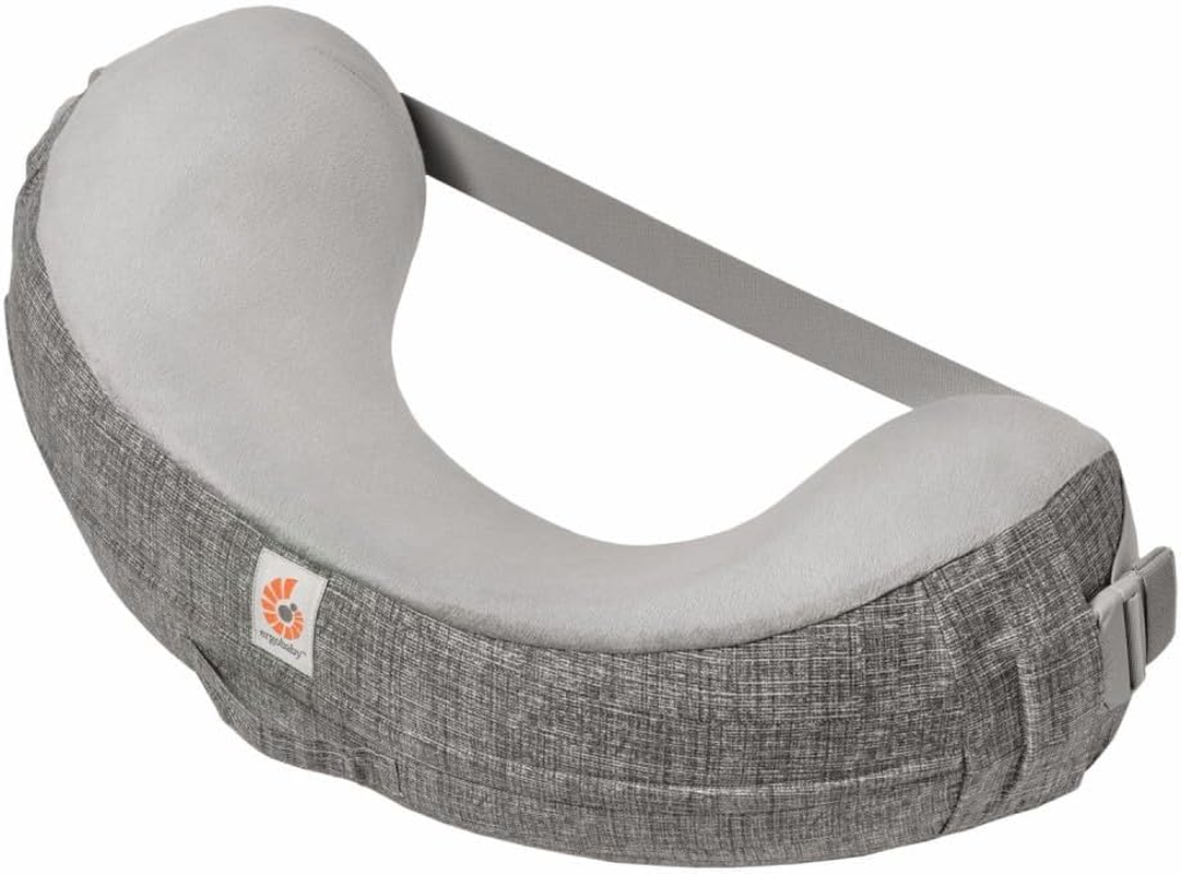Ergobaby Natural Curve Nursing Pillow, Heathered Grey image number 1