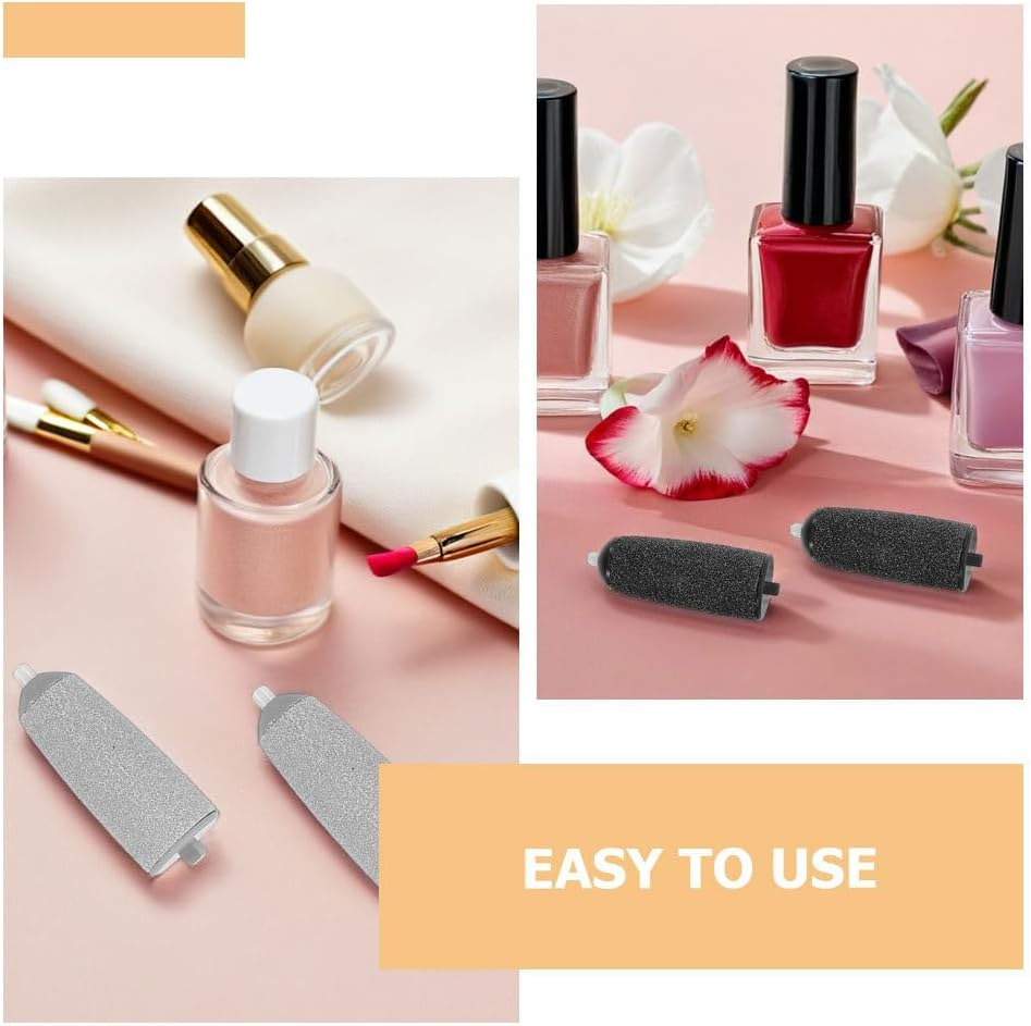 Healvian 10Pcs Foot File Roller Refills: Electric Feet Callus Remover Replacement - Coarse Roller Refill Heads for Foot Care Pedicure Tools image number 6