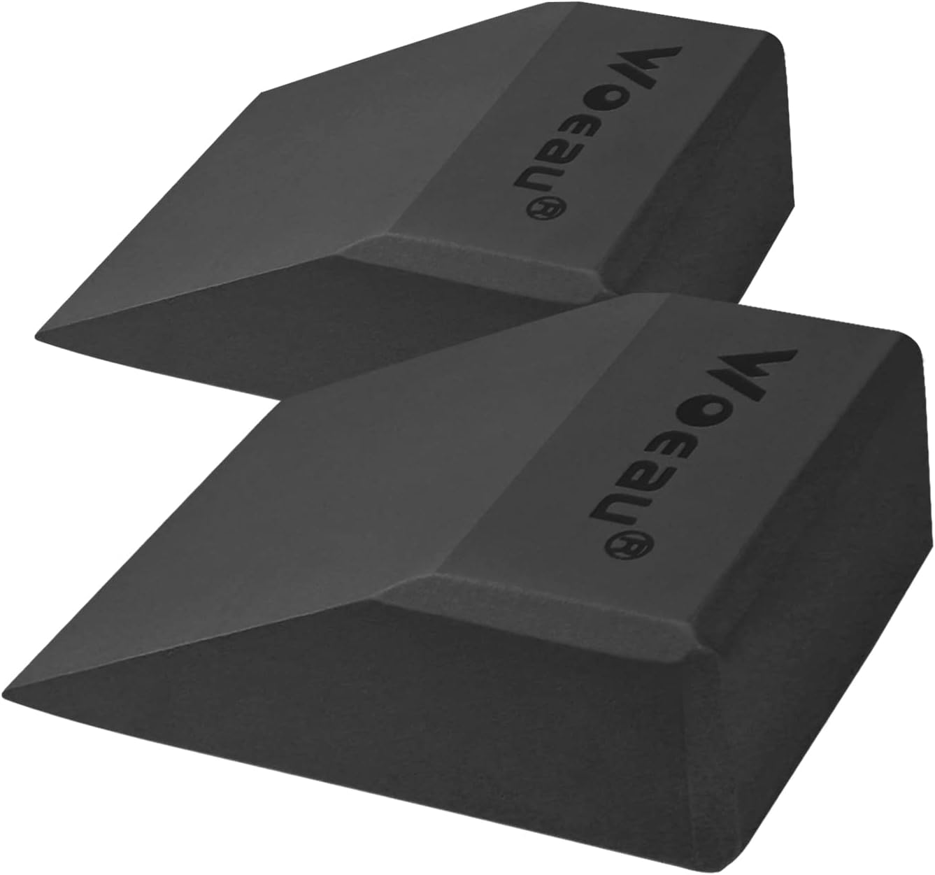 2 Pack Squat Wedge Blocks - Non Slip Professional Squat Ramp for Heel Elevated Squats Calf Raises Platform, for Men Women, Slant Board Trainer for Fitness, Squat, Pushup, Weightlifting, Yoga image number 6