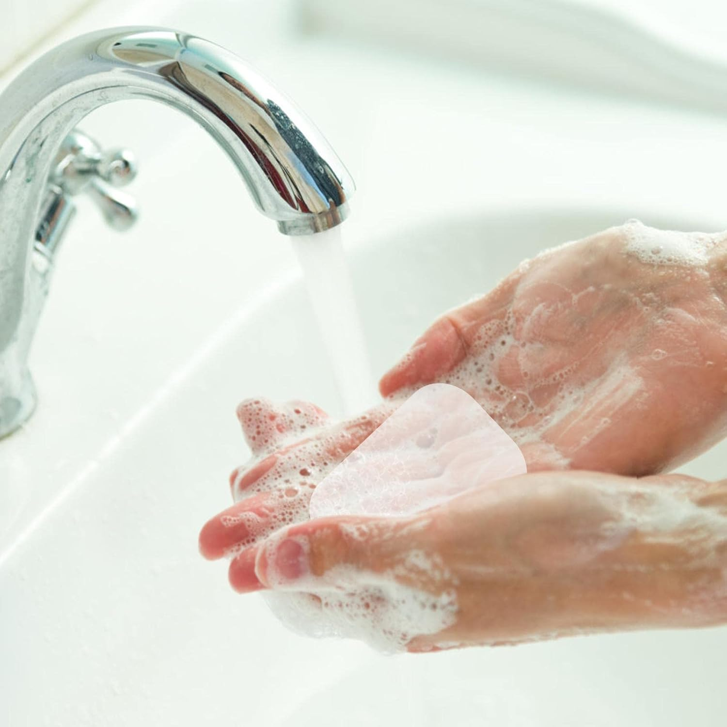 Travel Soap Sheets, Travel Soap Sheets - One Time Hand Washing Bath Scented Paper Soap for Outdoor Camping image number 4