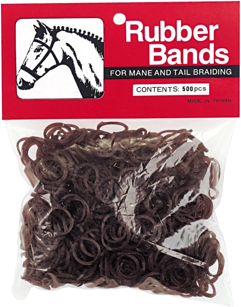 Weaver Leather Rubber Bands Brown, 65-2241
