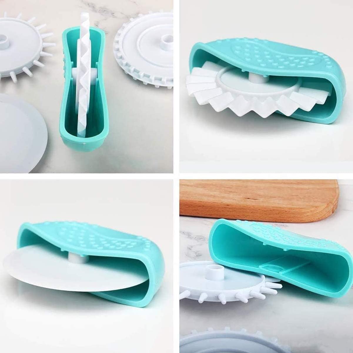 Pastry Wheel Decorator and Cutter, 6Pcs Pie Wheel, Pastry Wheel Roll, Pie Crust Cutter, Pastry Cutter, Pie Cutter, Pizza Pastry Pie Lattice Cookie Biscuit Decoration, DIY Baking Cooking Tool image number 1