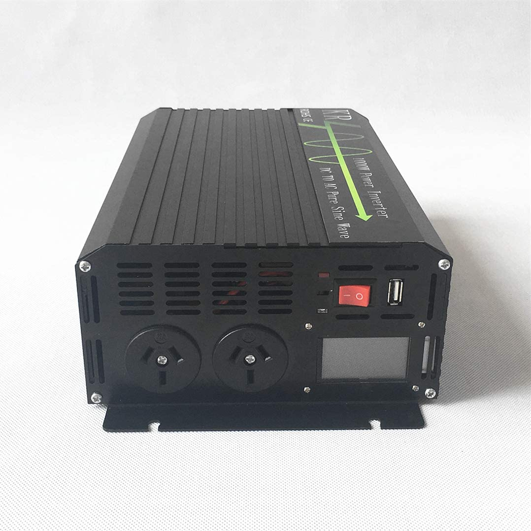LCD 1000W Pure Sine Wave Power Inverter 24V DC to 240V AC 50HZ Converter with USB