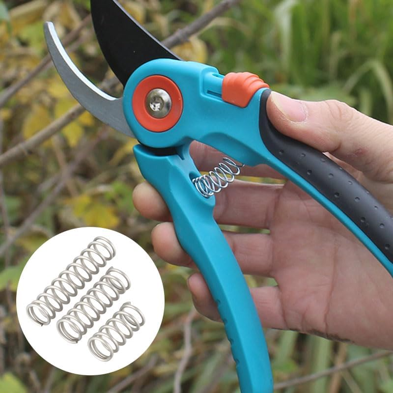 Small Compression Spring 10 Pcs Stainless Steel Steel Wire Diameter 0.7Mm, OD, 5Mm for Tools、Pen Pressure Spring、Diy Projects、Furnitures Repairs image number 1