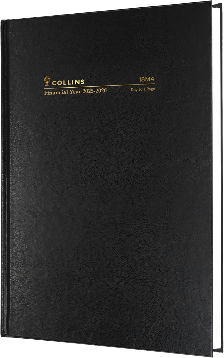 Collins 2025-2026 Financial Year Diary - A5 Day to Page Planner - Black image number 1
