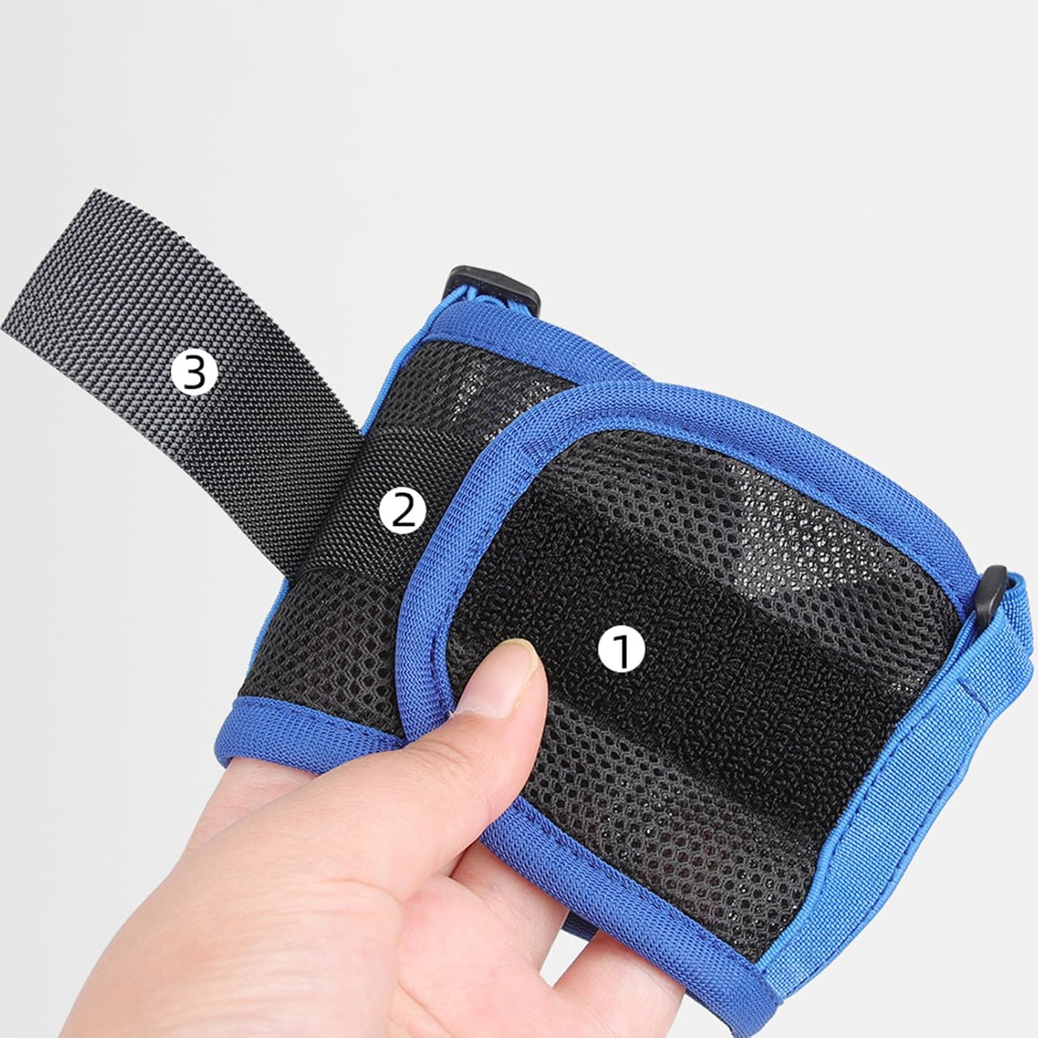 Pack of 2 Muzzles for Dogs, Breathable Muzzle for Dogs, Adjustable Loop, Muzzle for Small, Medium Dogs, Dogs Can Panty and Drink, Prevents Biting, Barking and Chewing, M image number 1