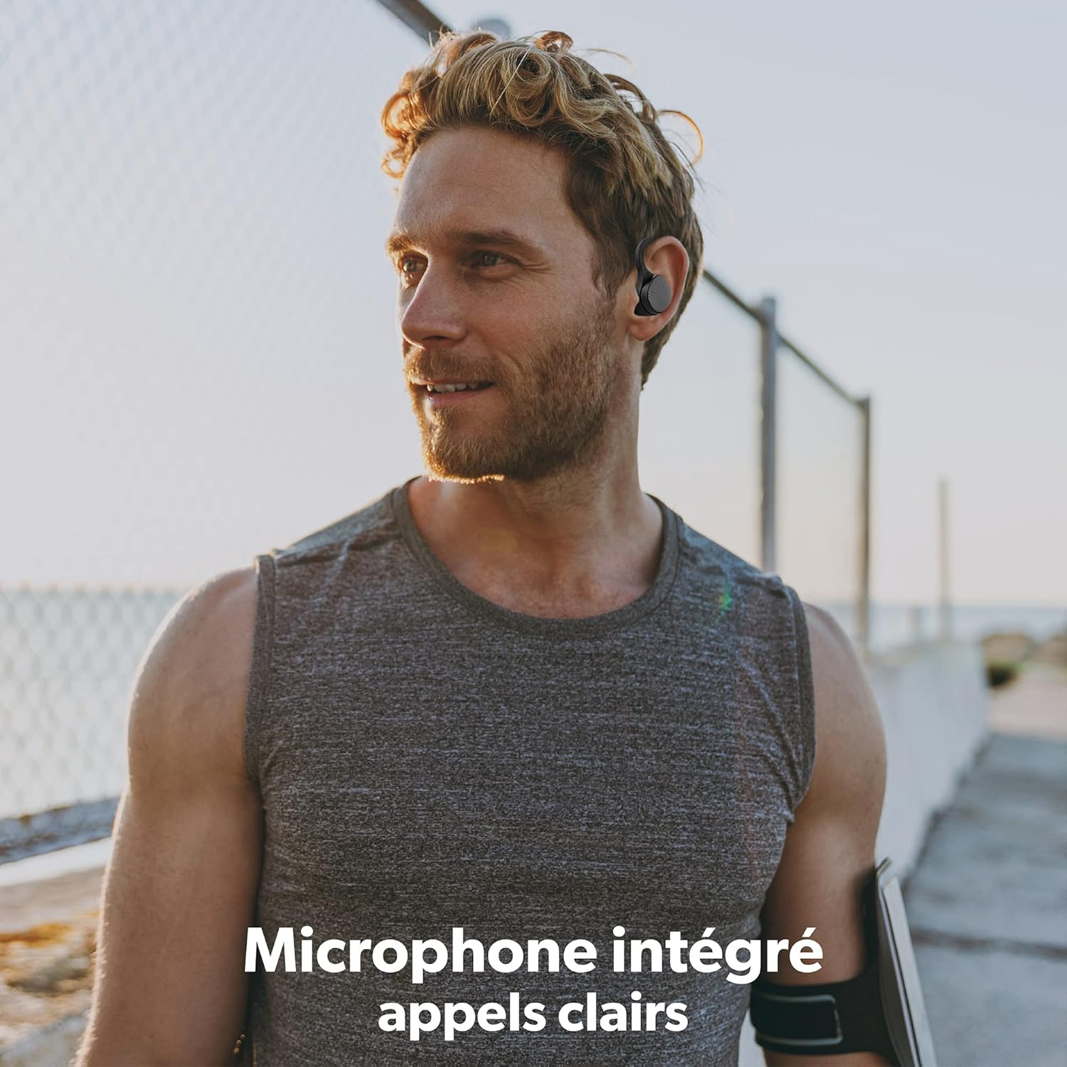 T'NB Bluetooth Headphones, Wireless Intra Earbuds, Splashproof, Touch Control and Charging Box, Built-In Microphone, up to 30 Hours Listening Time, Sports, Training - Black image number 2