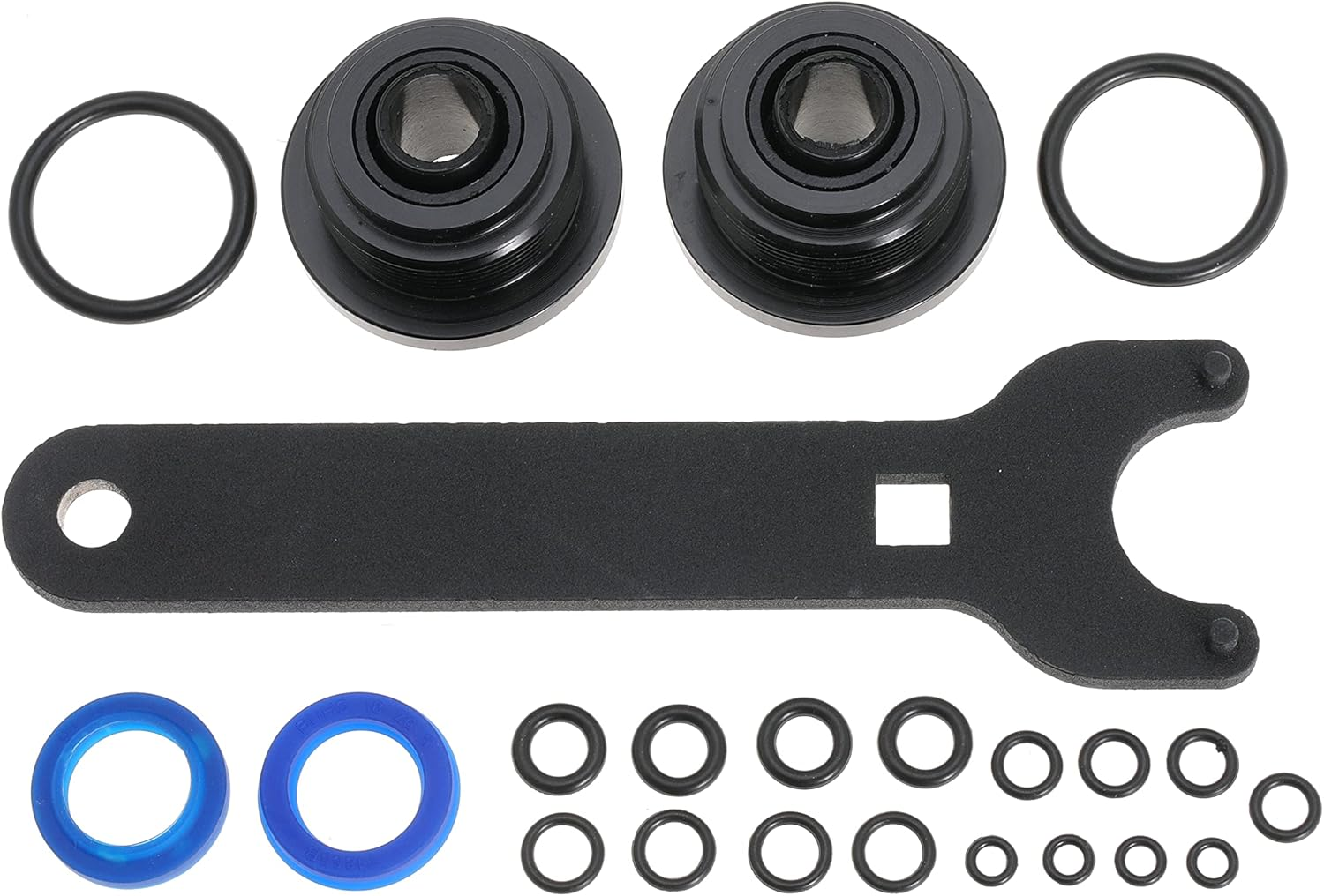 Seal Kit Replace HS5157 HC5340 HC5341 HC5342 HC5343 HC5344 HC5345 HC5346 HC5347 HC5348 HC5358 HC5365 for Seastar Front Mount Hydraulic Steering Cylinders with Wrench image number 4