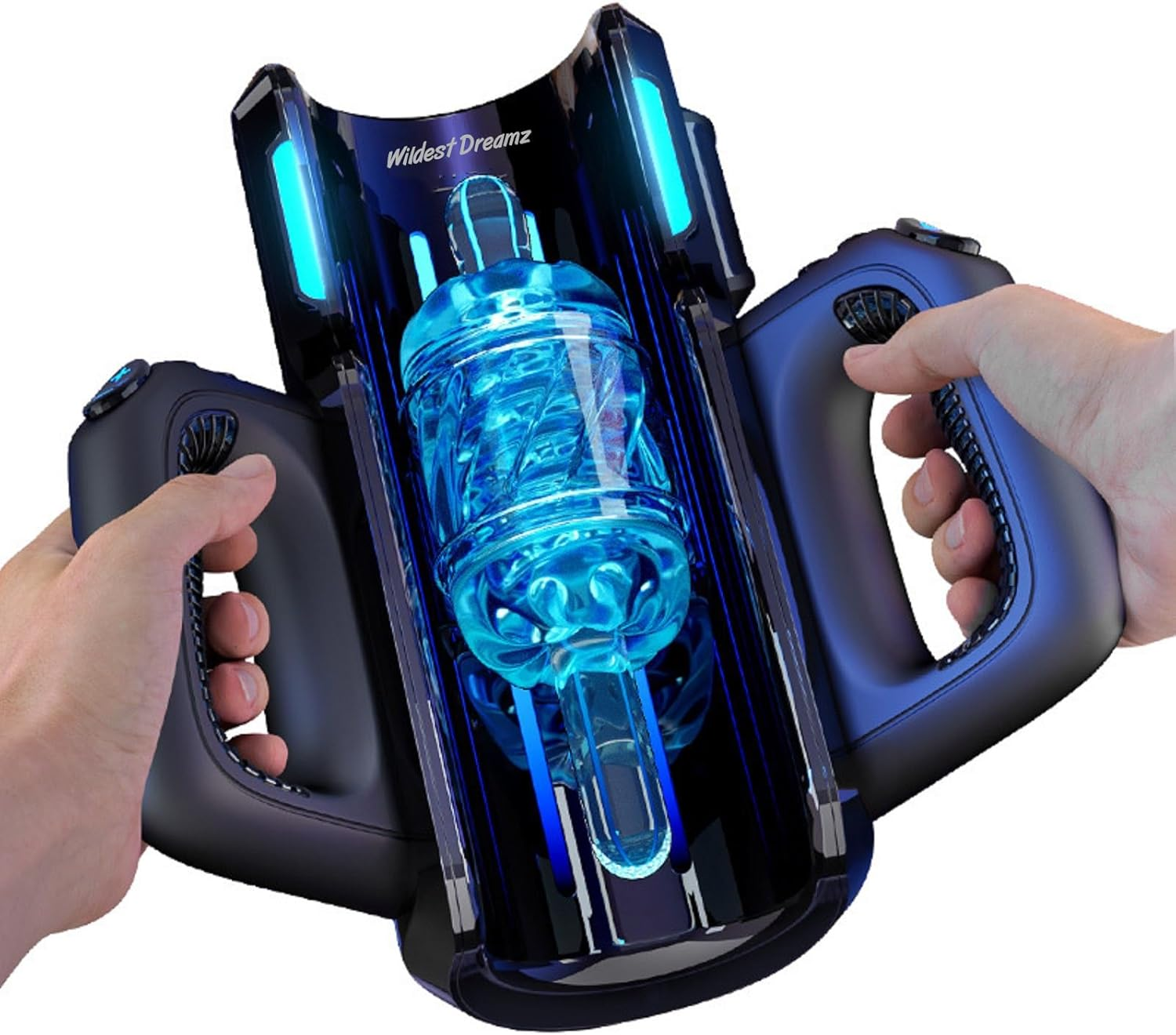 Automatic Telescopic Male Masturbator Pro Pussy Auto Thrusting Stroker Mens Adult Sex Toy image number 6