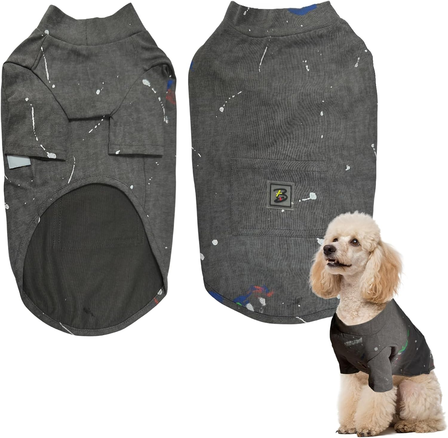 NILLOS Dog Jumper, 1 PCS Fashion Dog Vest for Small and Medium Dogs & Cats (Beige, XL)