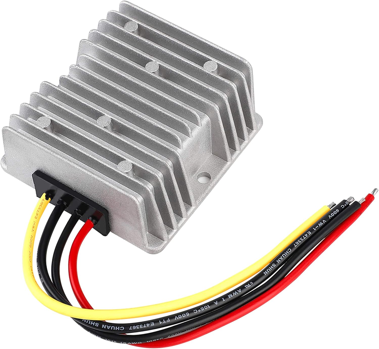 DC Voltage Reducer Automatic Buck Boost Converter DC 9V-40V to 24V 6A Step down up Regulator Waterproof Module Transformer for Golf Cart Club Car image number 2