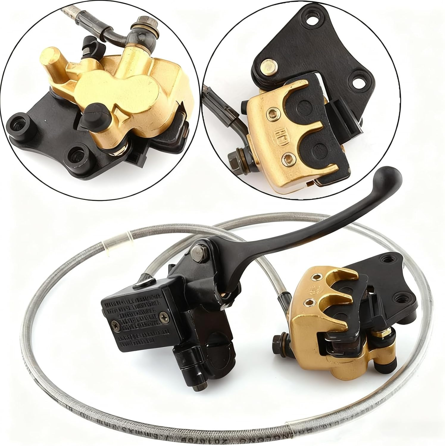 Motivetech Front Brake Assembly Replacement, Motorcycle Performance Parts, Dirtbike Brake Accessories for 110-125 Cc image number 5