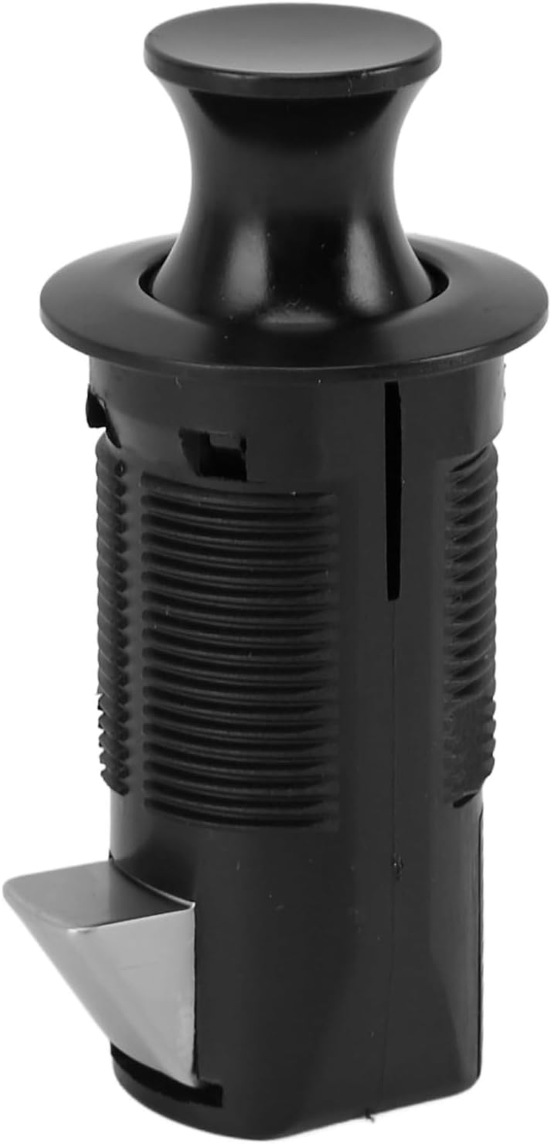 Round Button Zinc Alloy ABS Cabinet Lock with Push to Open Mechanism, Stylish Design for Rvs, Yachts, Furniture Cabinets, Quick Installation without Drilling (Black) - Chrome image number 7